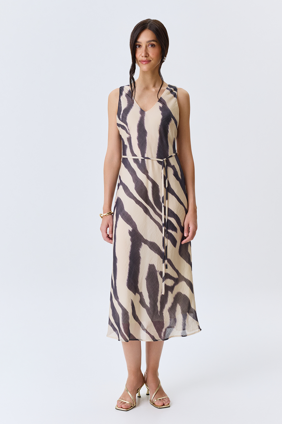 Платье-макси из тенселя, 50