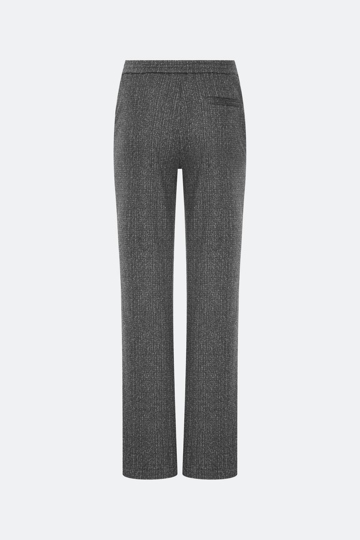 Трикотажные брюки со стрелками в сером цвете, 38