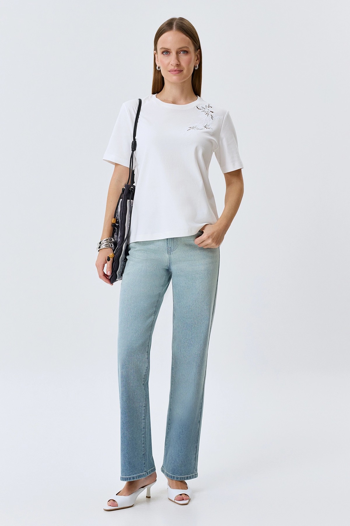 Ажурный кардиган из 100% хлопка, 34