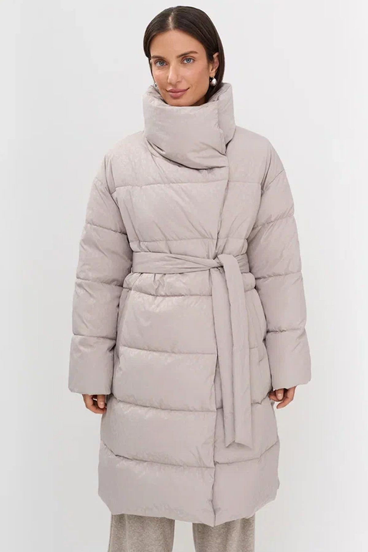 Пальто с анималистичным принтом, 46р