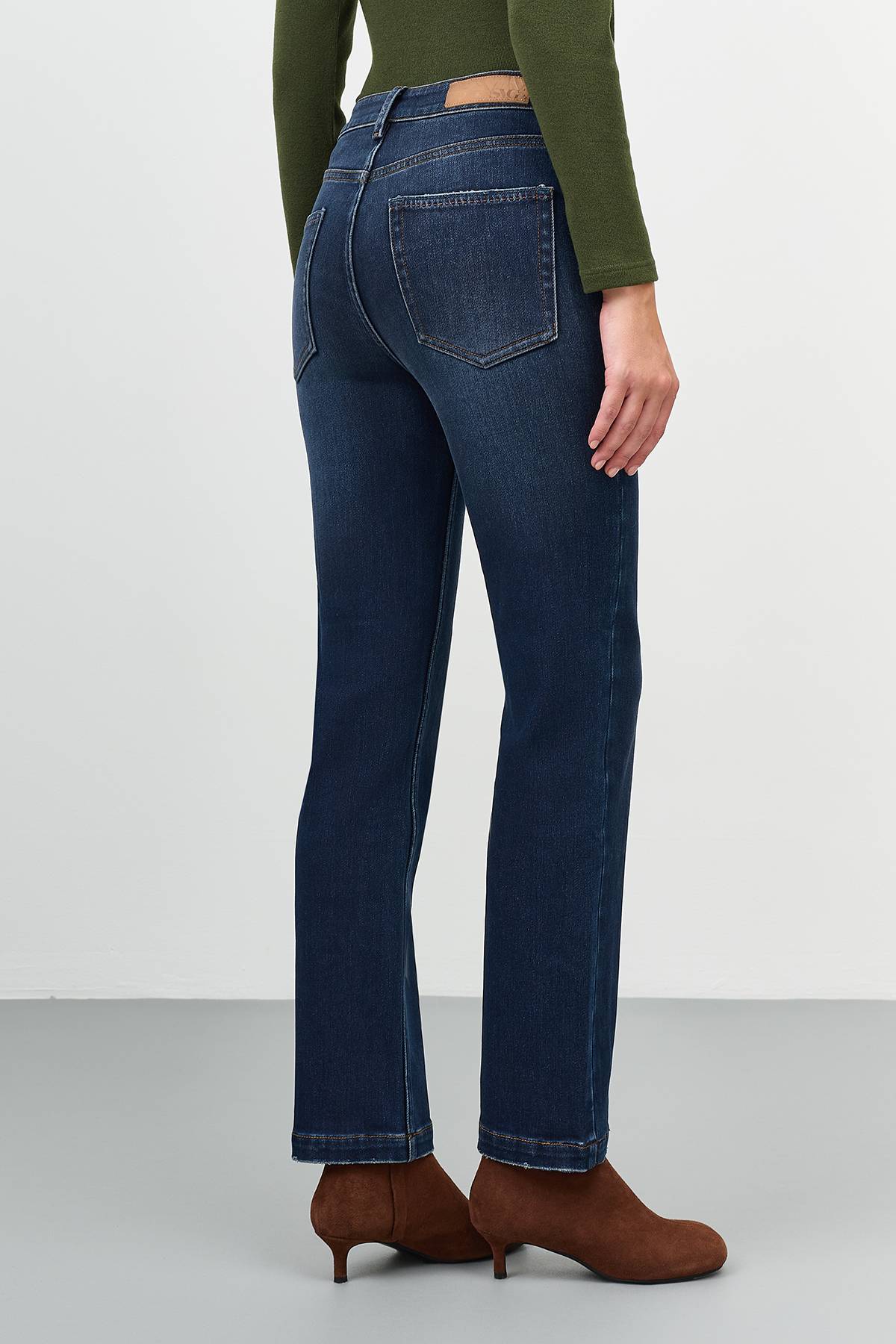 Утепленные джинсы с деликатной варкой, 52