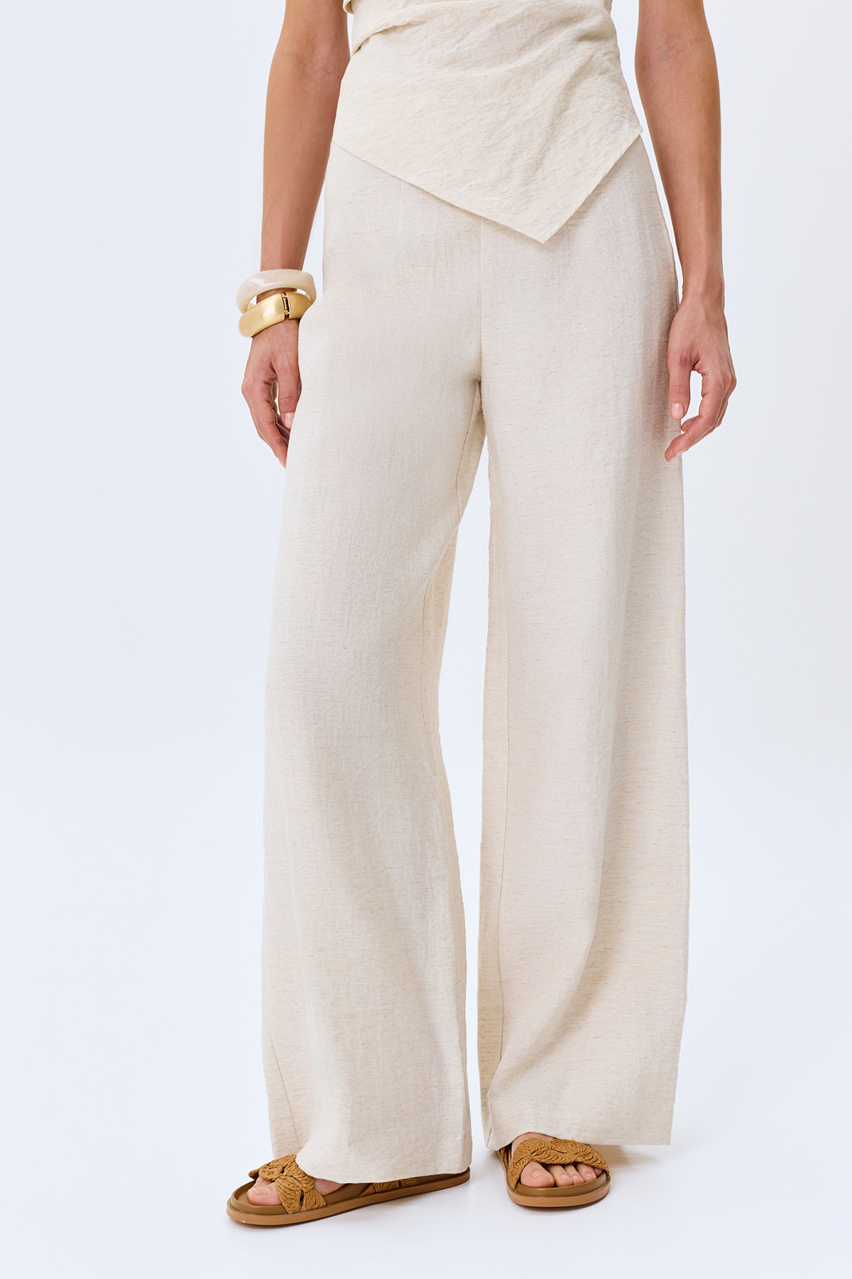 Брюки алладины шаровары на резинке, 48