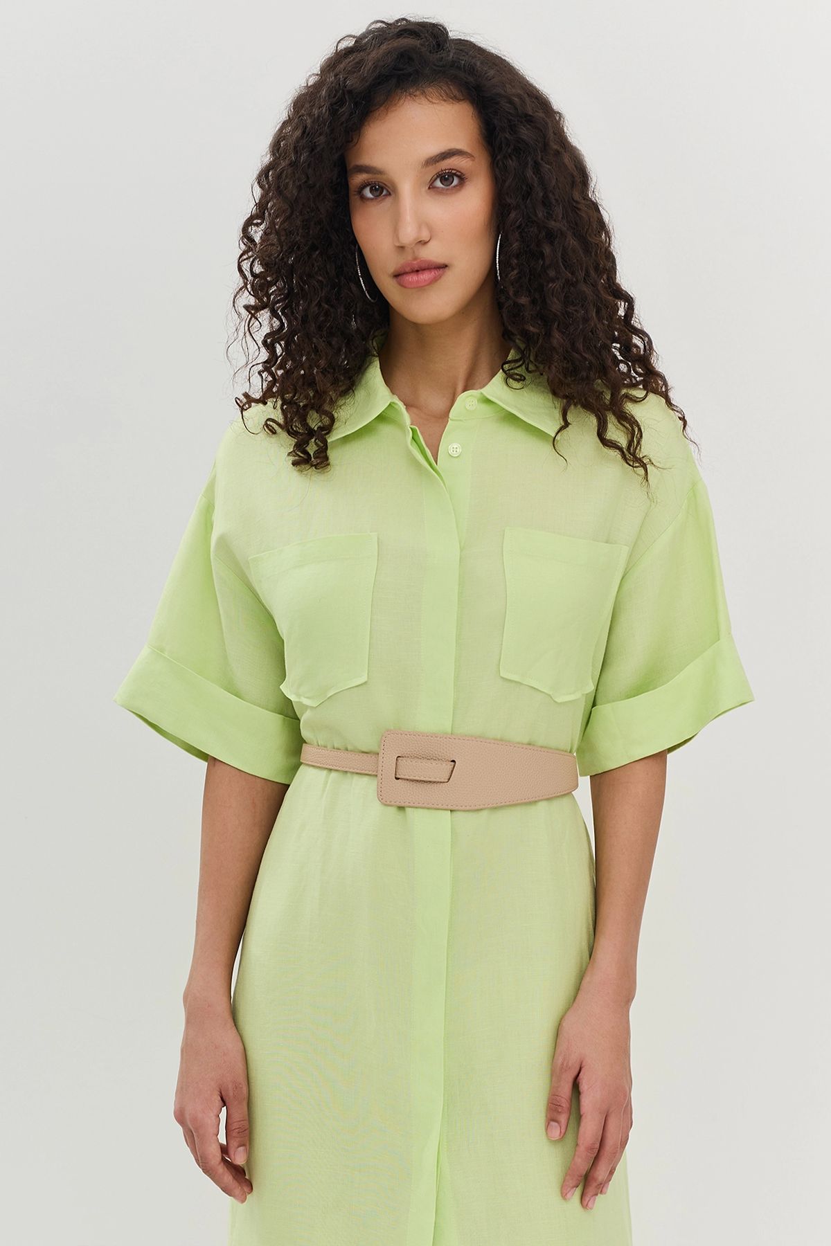 Ремень асимметричной формы без пряжки, One