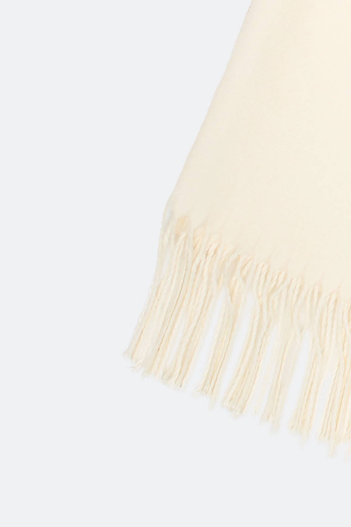 Лимитированная серия светло-бежевая куртка с палантином, 40