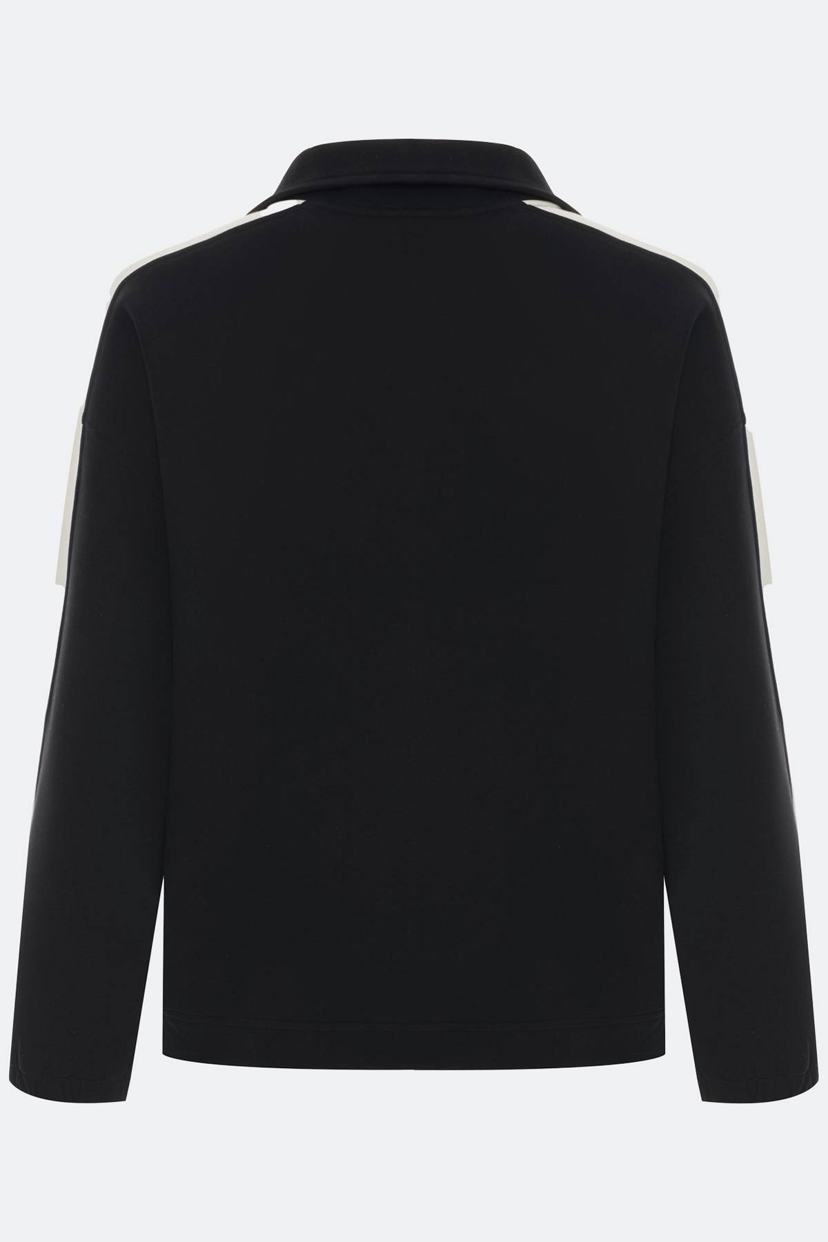 Лимитированная серия джемпер с синим палантином, 40