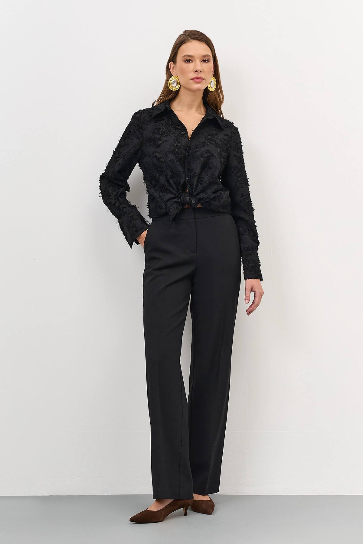 Классические брюки со стрелками, 48