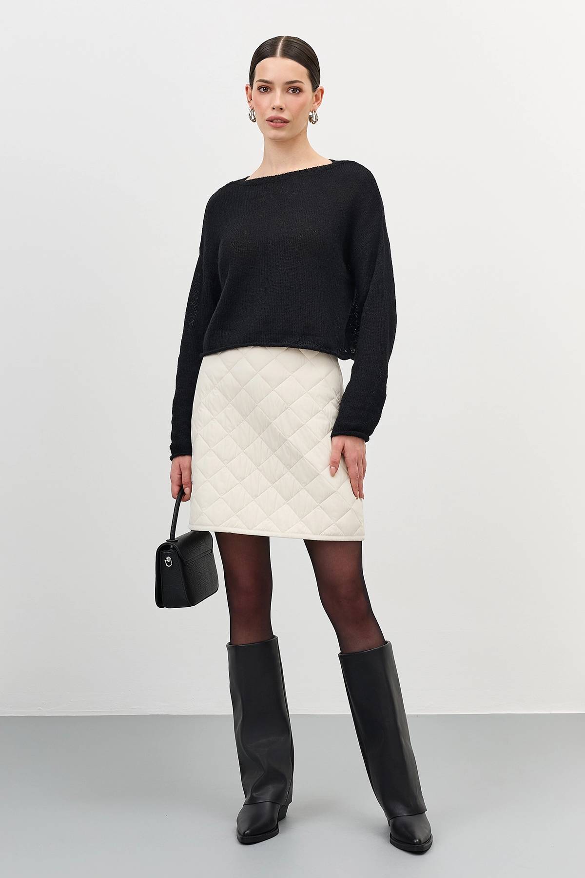 Лимитированная серия классическая юбка  с ремнем, 40