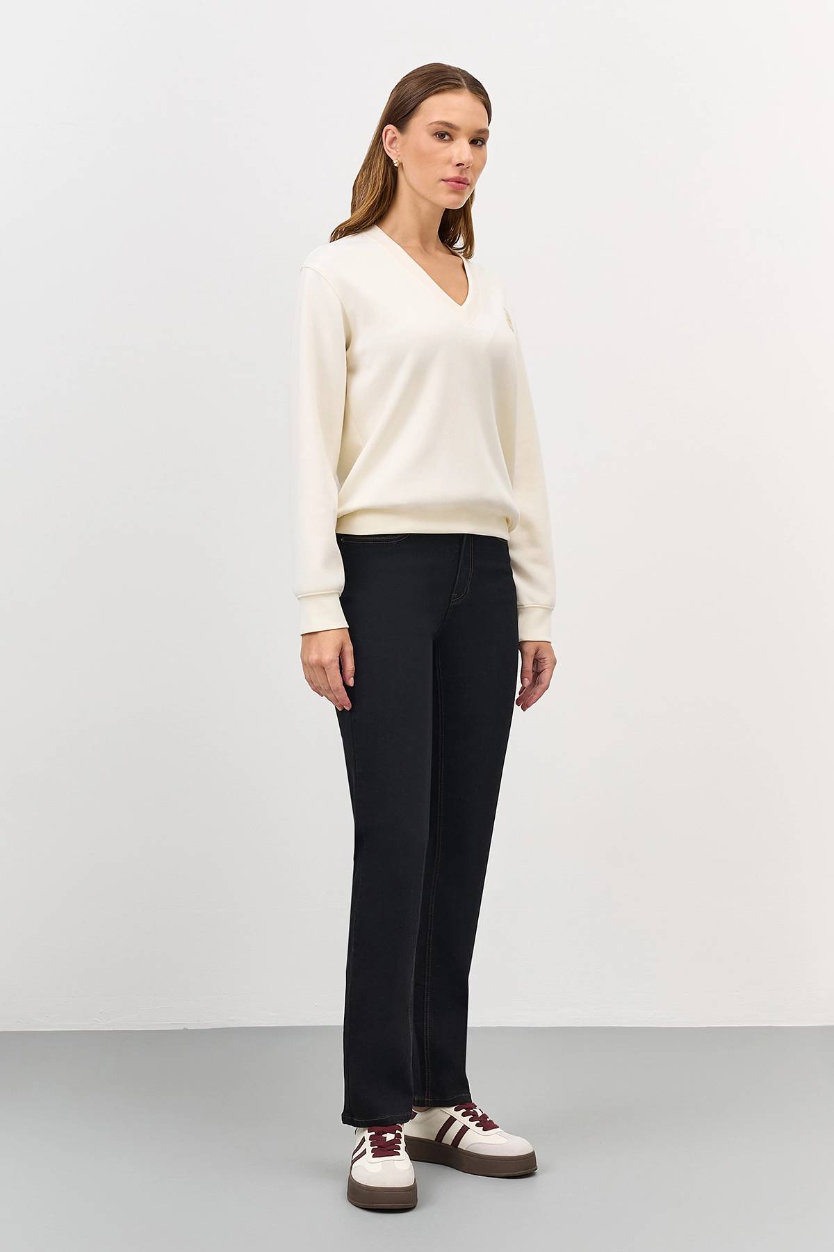 Черные джинсы Slim, 52