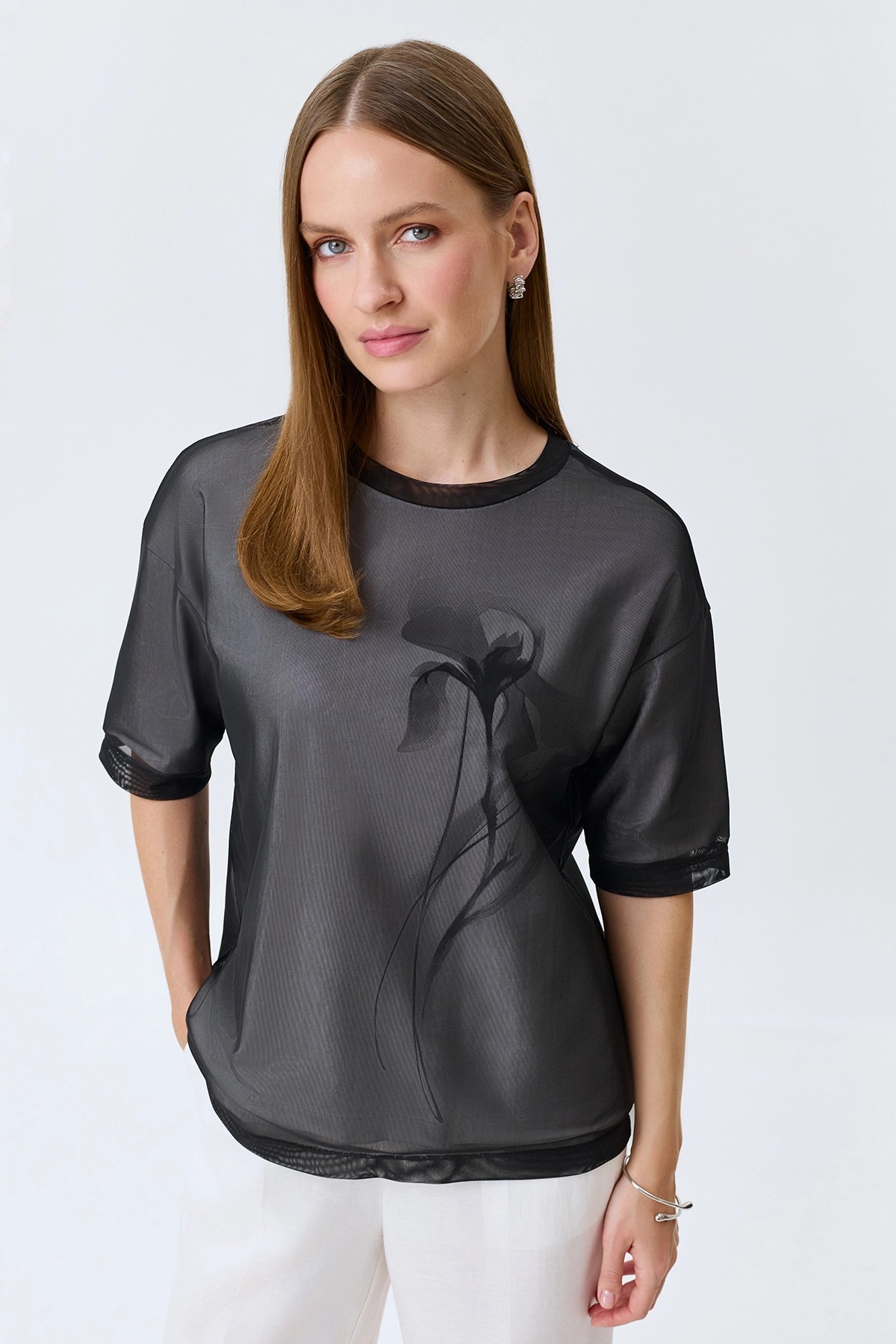 Двуслойная футболка с эффектом 3D, 44