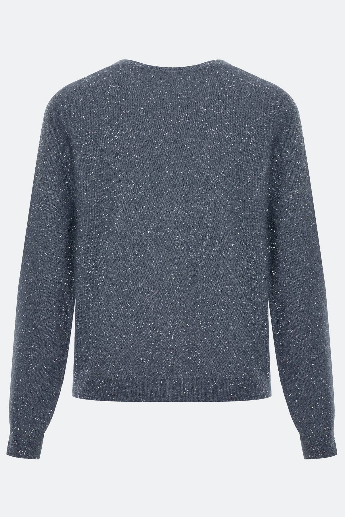 Джемпер из мерцающей пряжи, 42