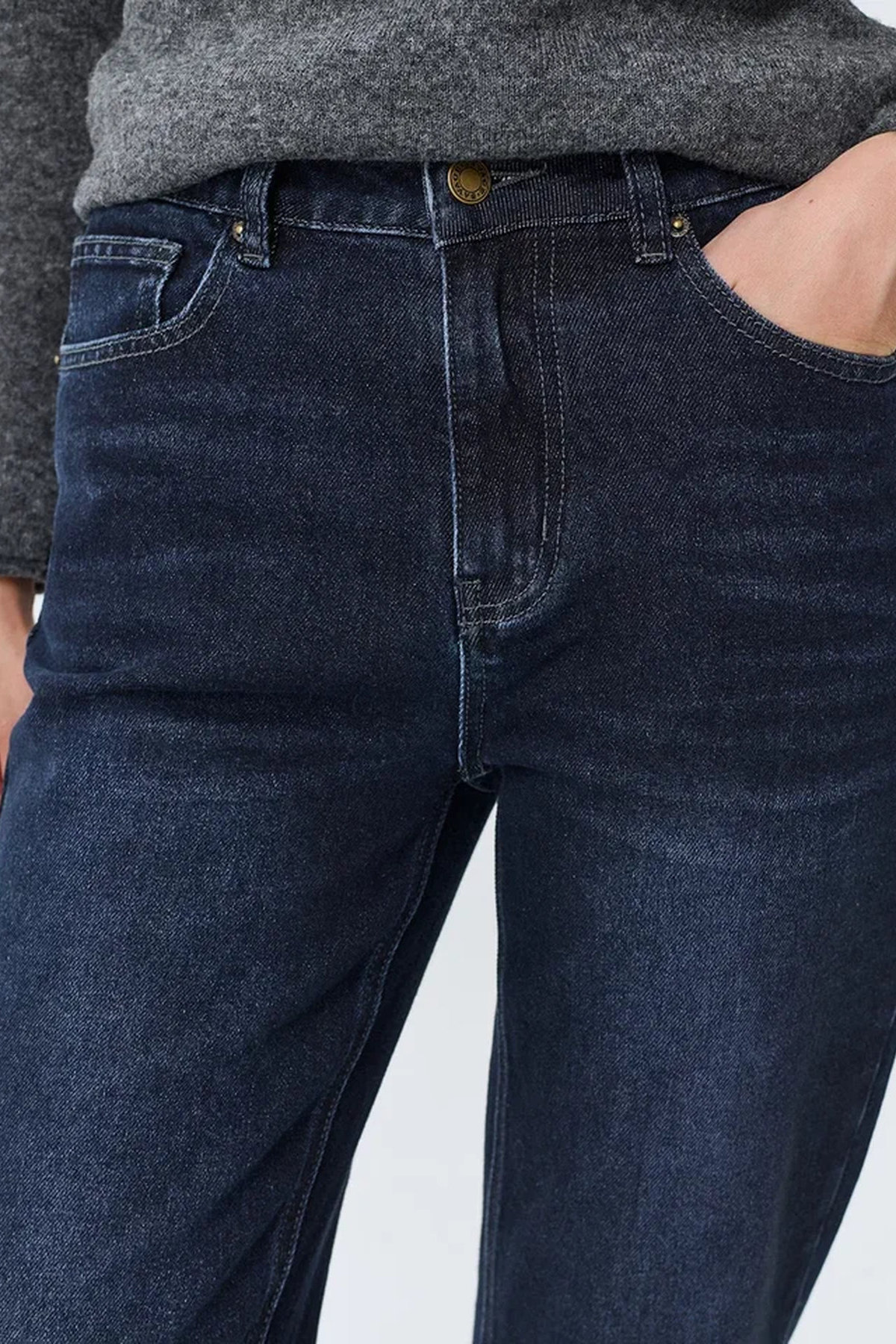 Темно-синие джинсы Slim fit, 52