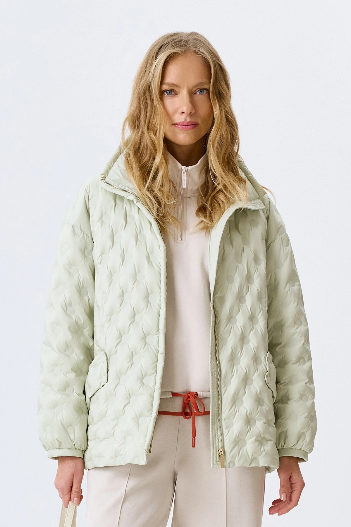 Куртка Oversize с фантазийной стежкой, 46