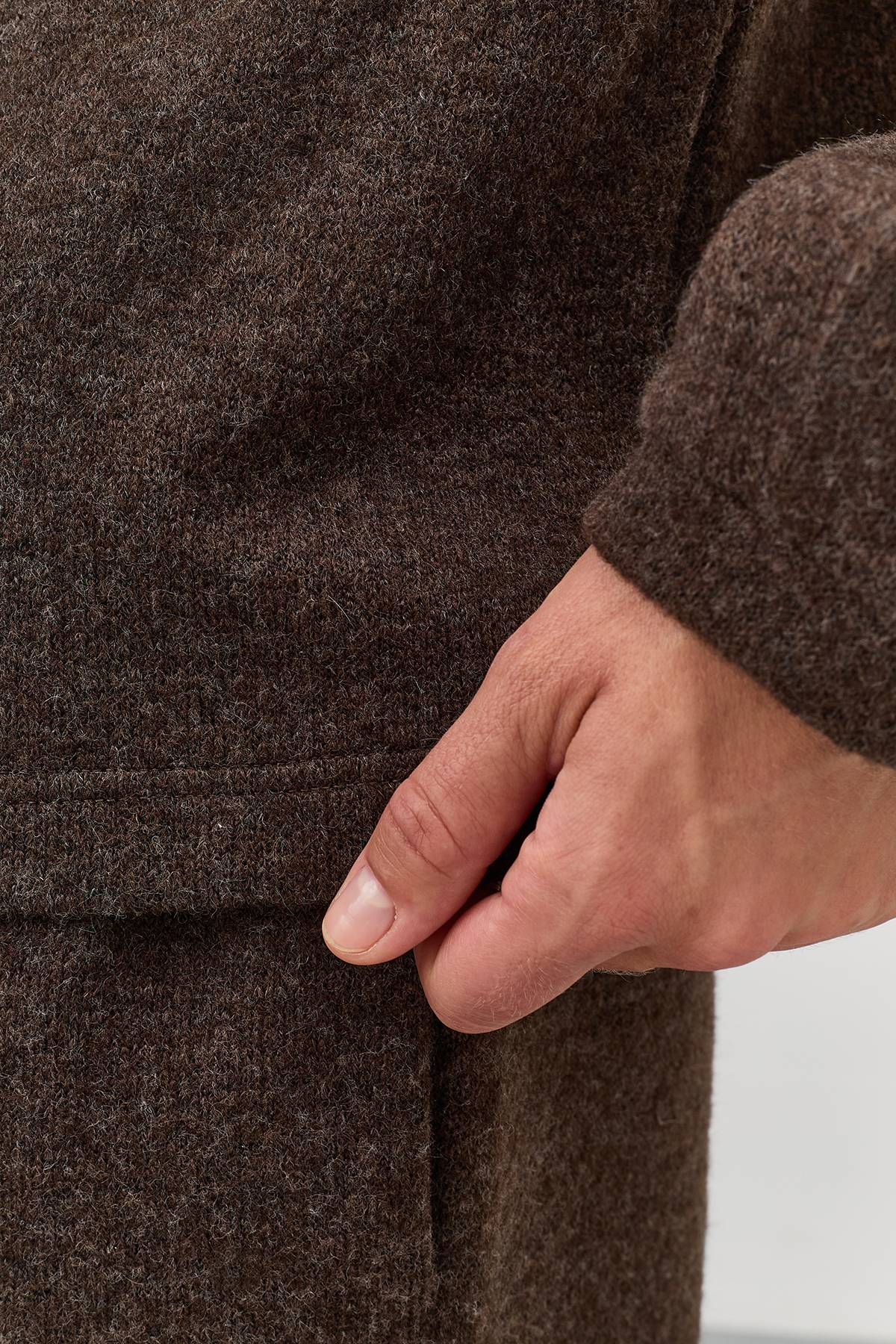 Лимитированная серия теплый джемпер с тонким поясом и ремень, 46