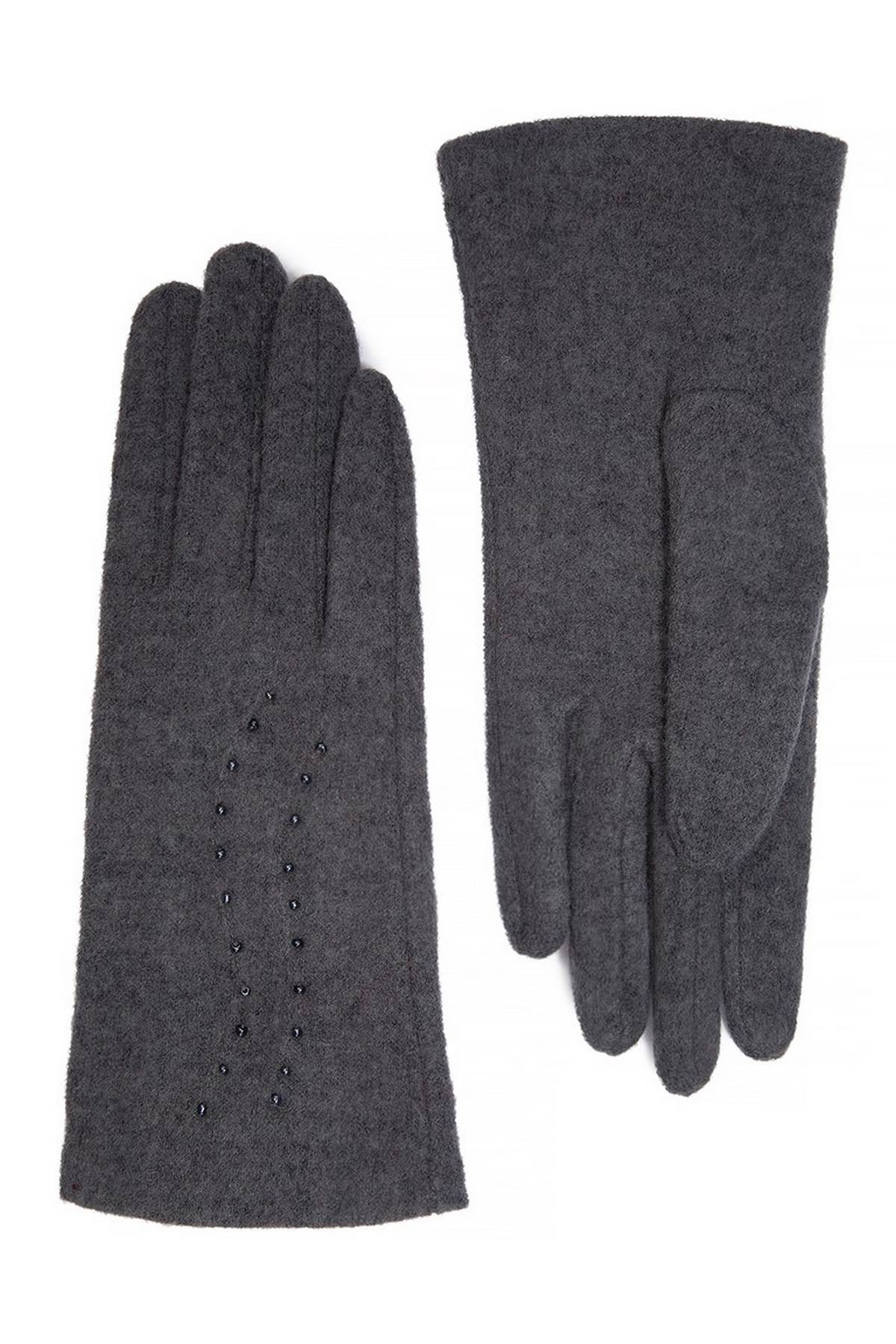 Перчатки темно-серые, M