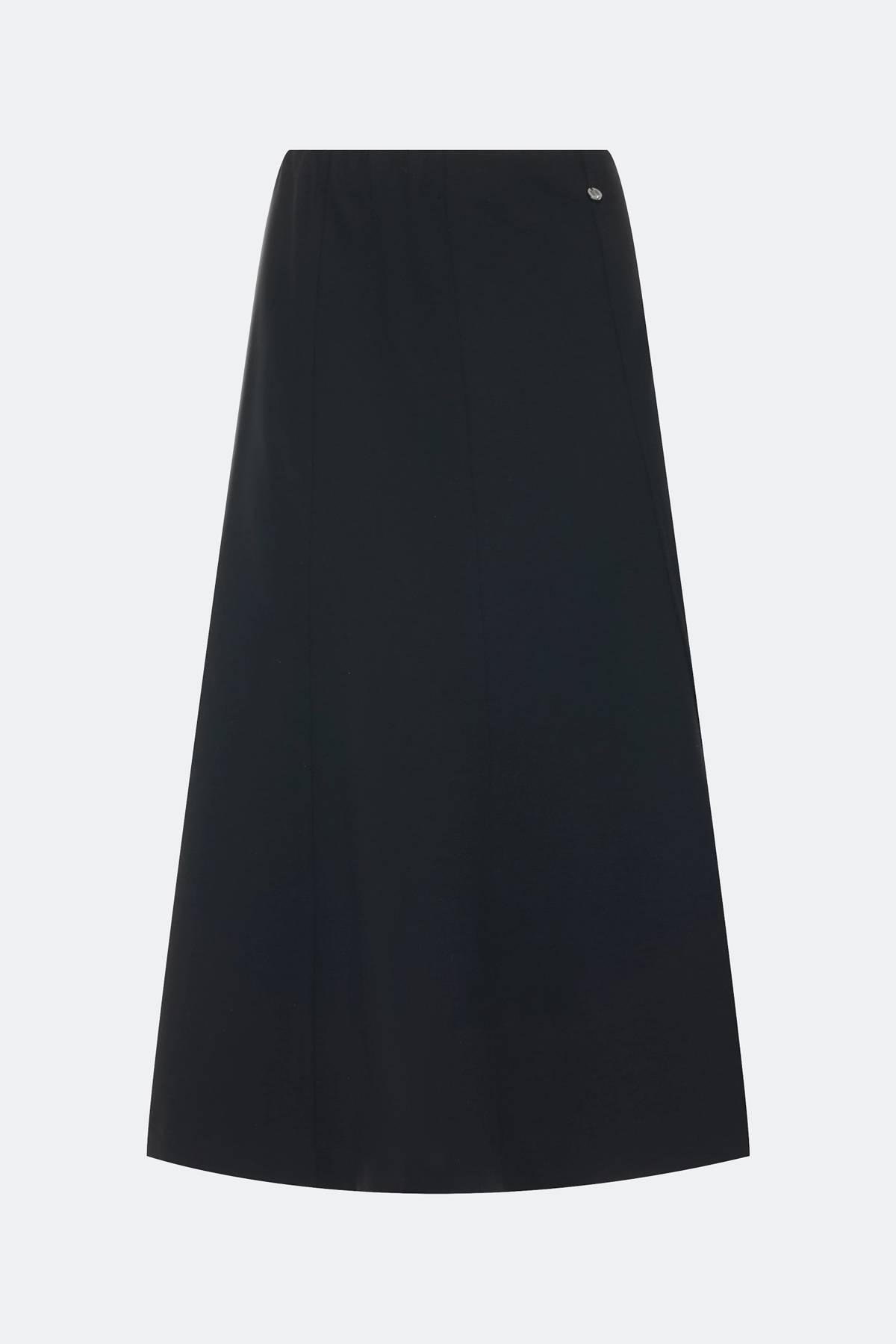 Лимитрированная серия юбка-трапеция из смесовой вискозы и ремень, 36