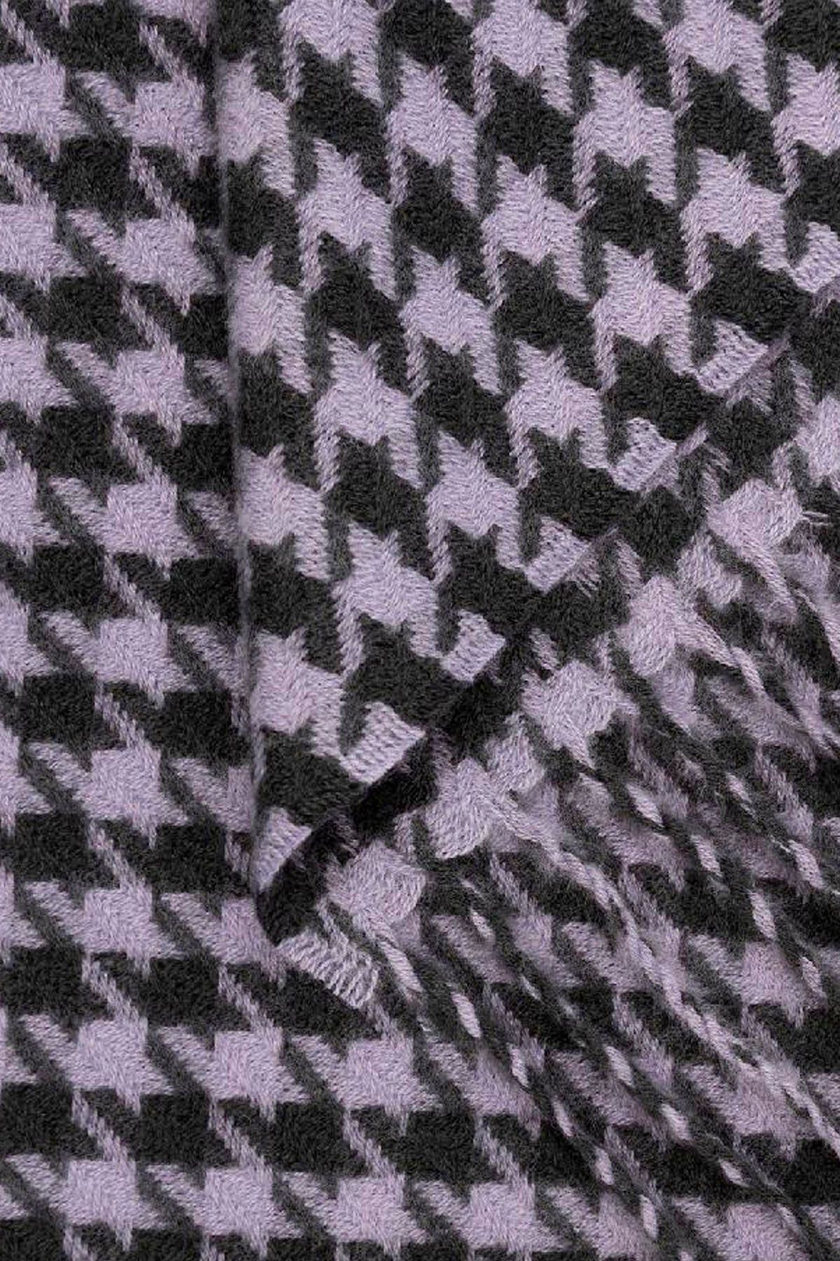 Палантин с принтом гусиная лапка, 68х180