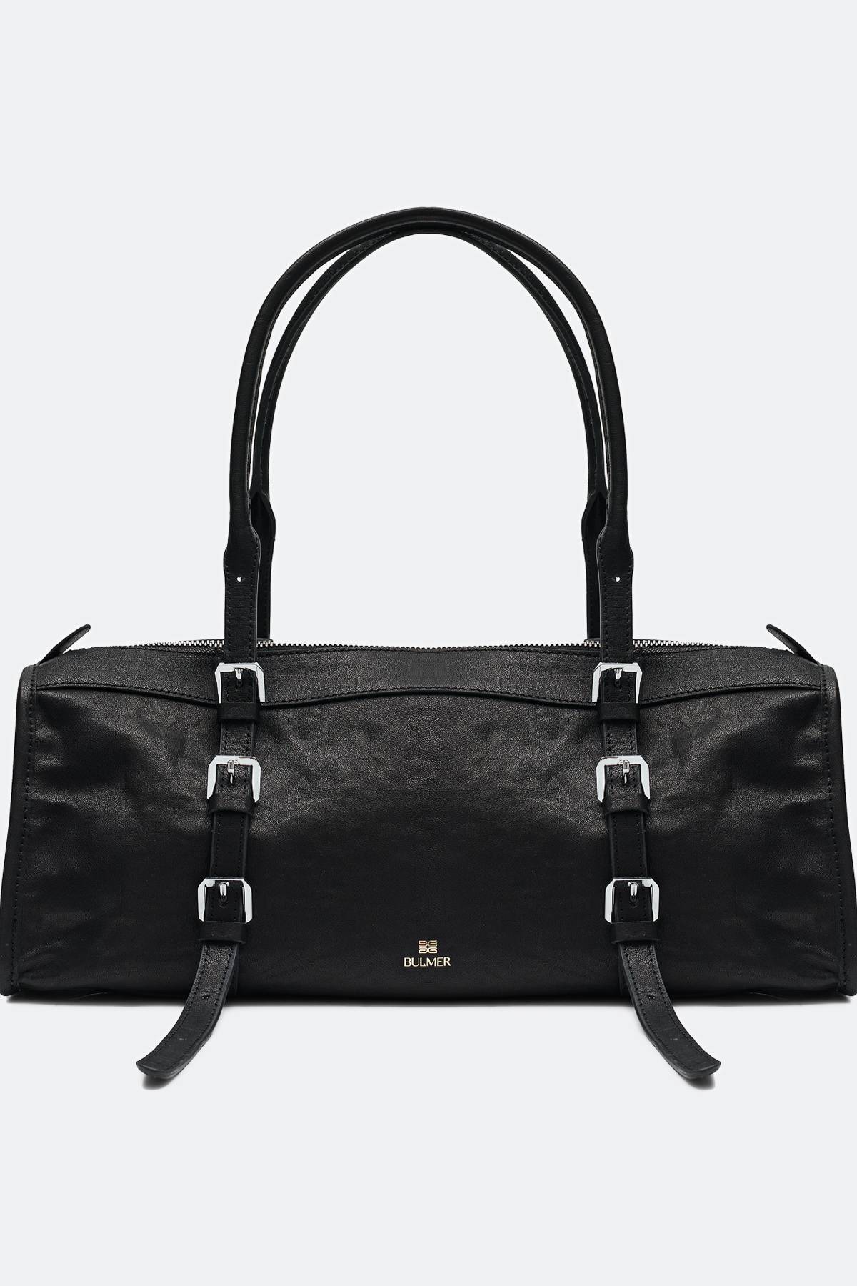 Сумка- багет из натуральной кожи, One