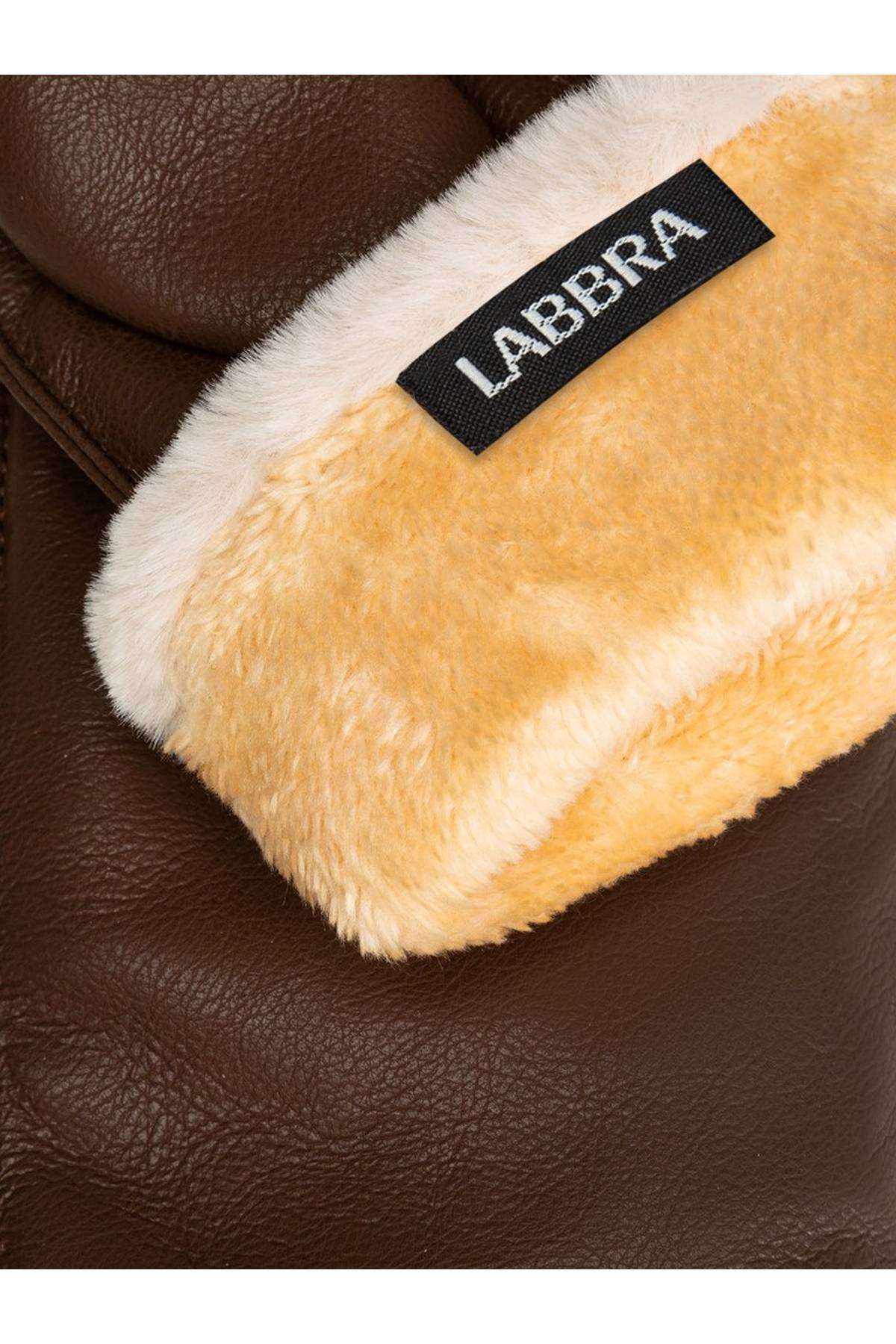 Рукавицы коричневые, M