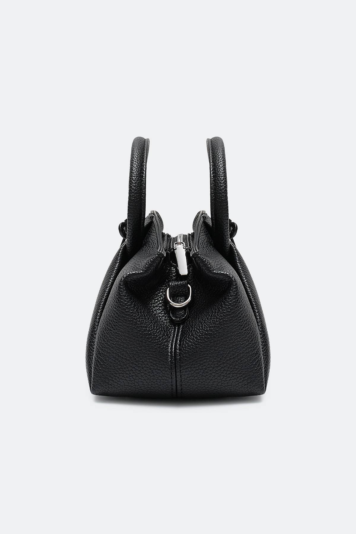 Сумка багет с декоративным обвесом, One