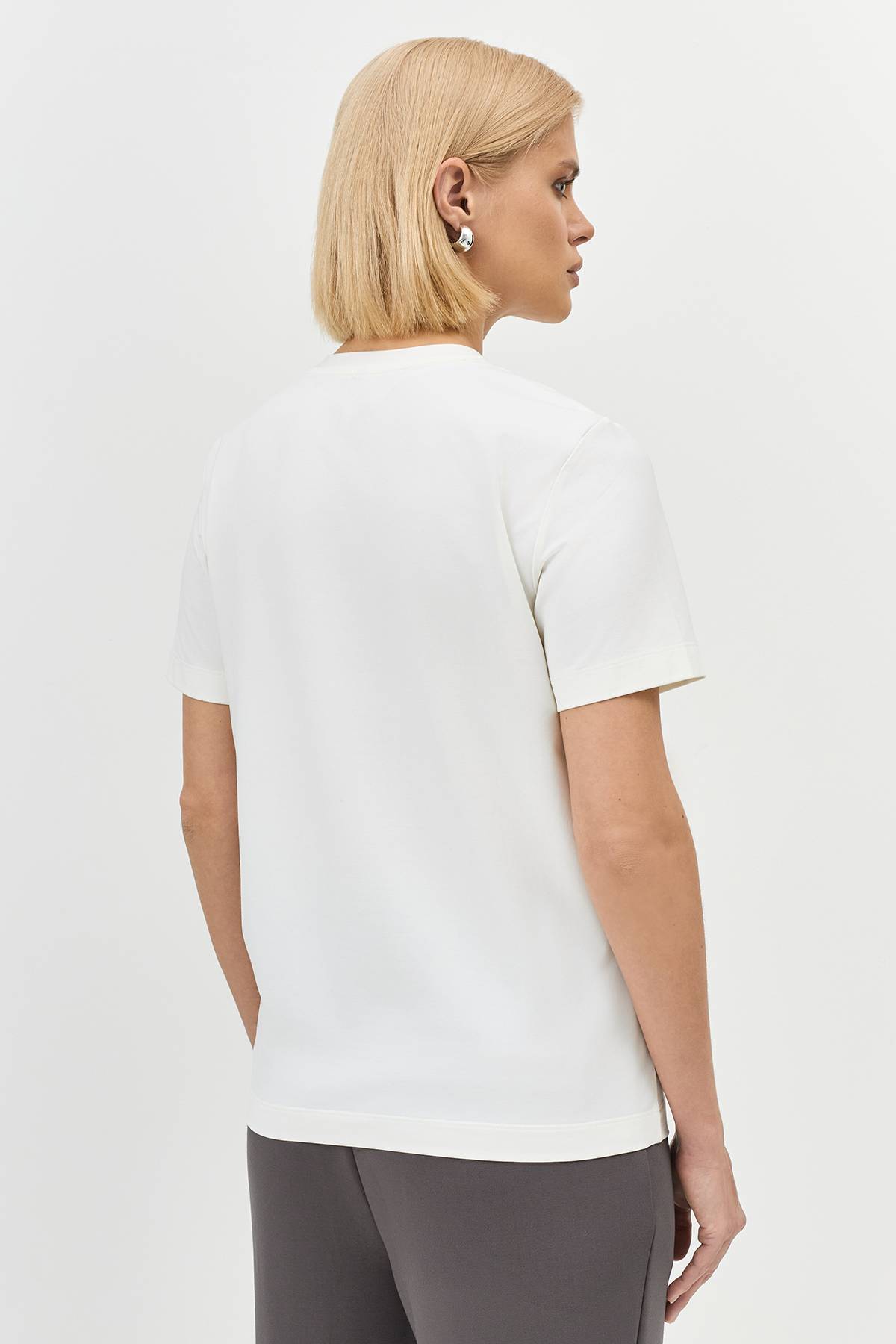 Футболка из смесового модала, 40