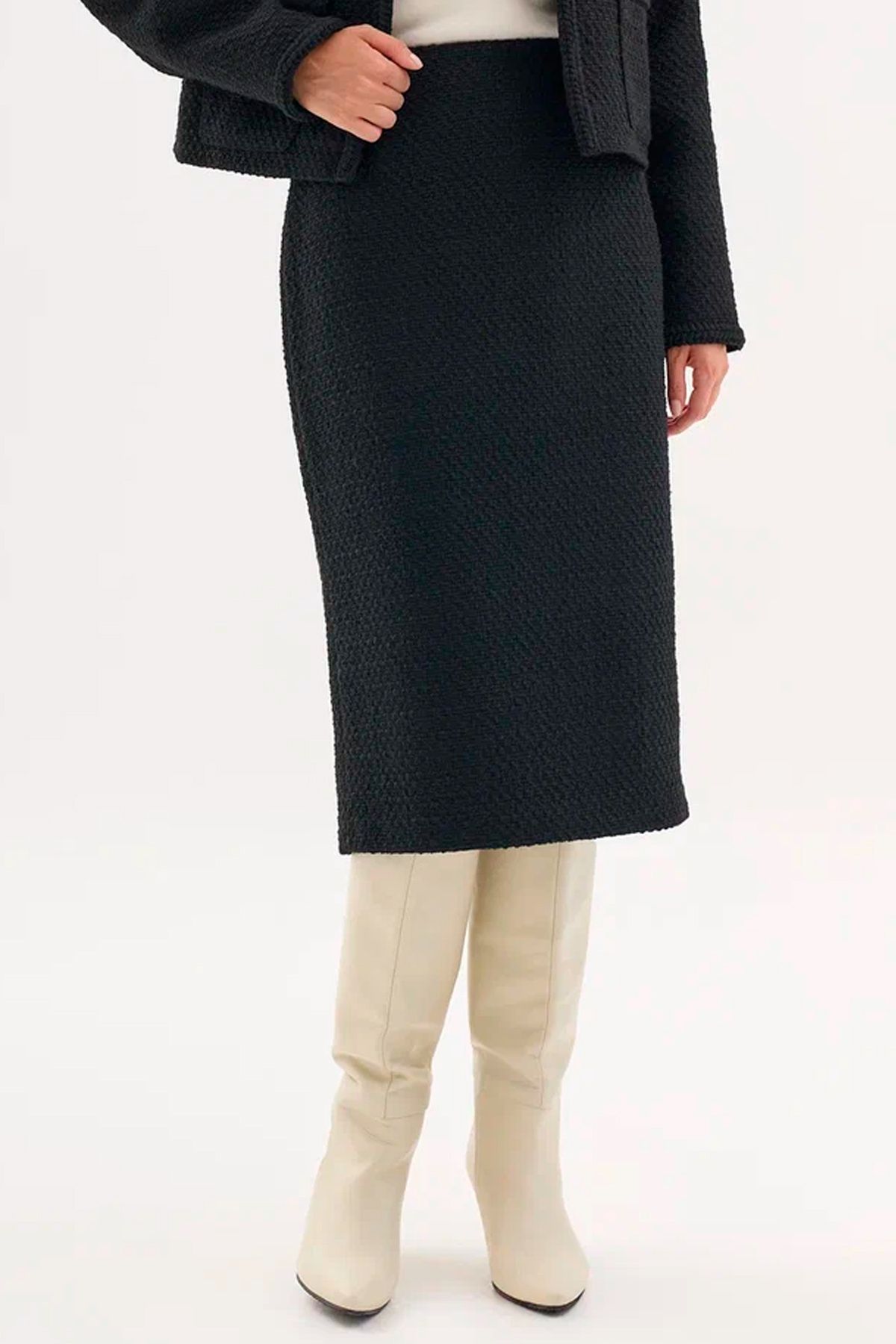 Твидовая юбка-карандаш, 44р