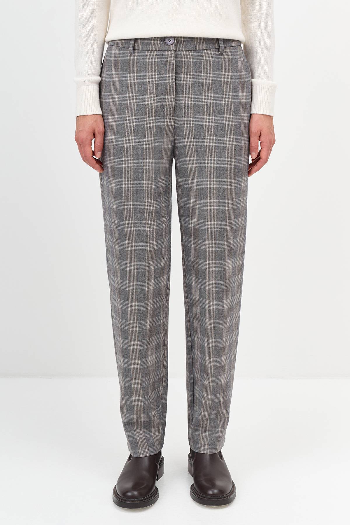 Лимитированная серия брюки в сером цвете с ремнем, 36