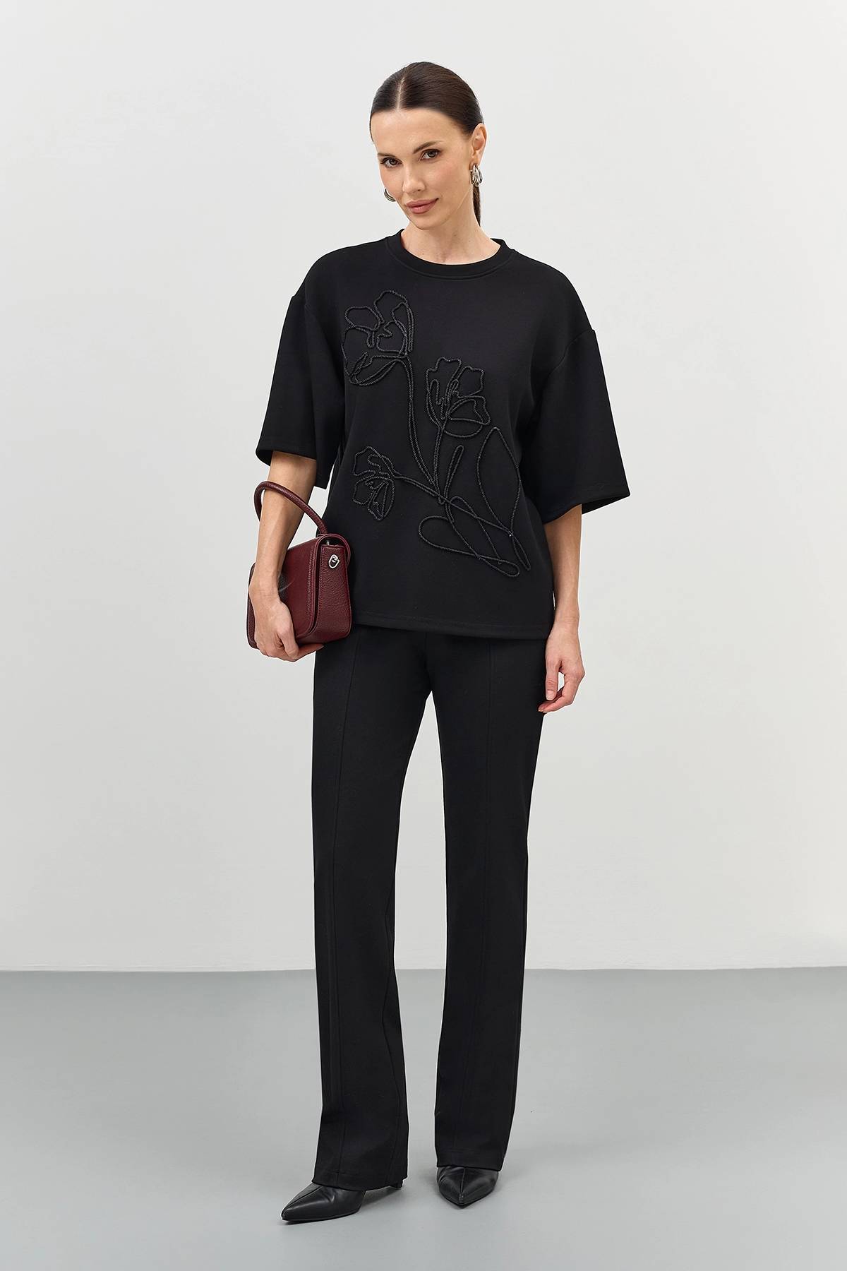 Лимитированная серия классический джемпер с палантином, 40