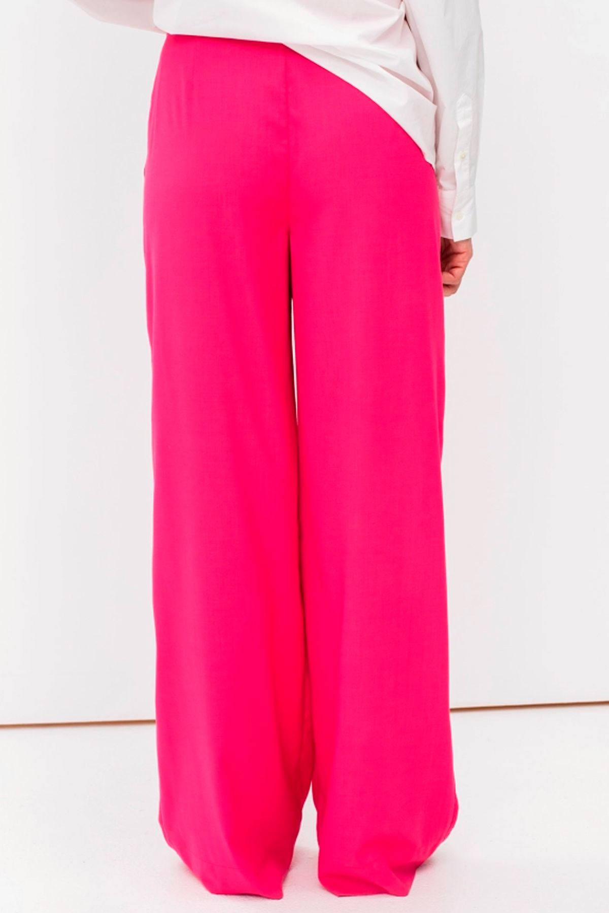 Яркие брюки-палаццо, 42р