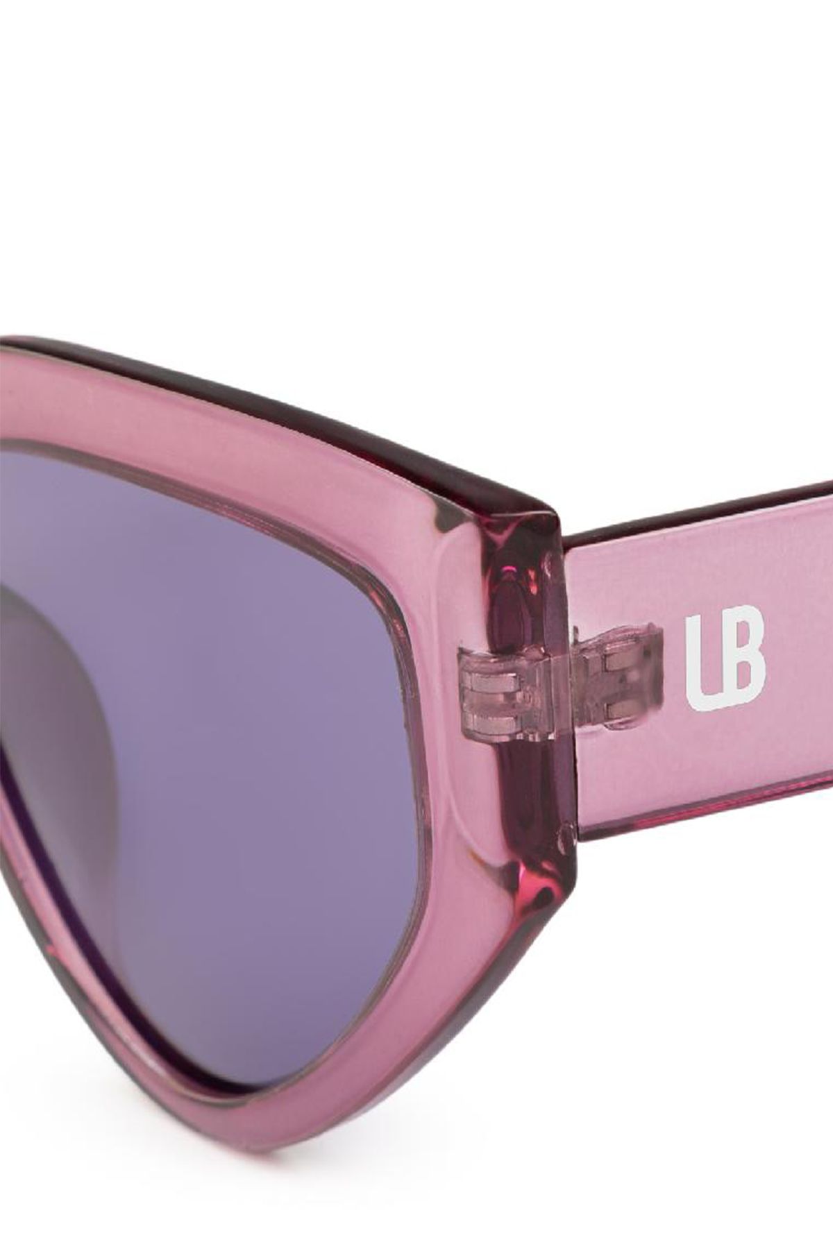 Яркие солнцезащитные очки с полимерными линзами в фиолетовом цвете, One size