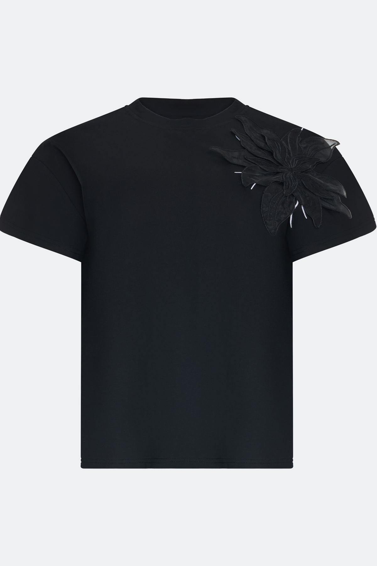 Блузка с акцентным декором, 46