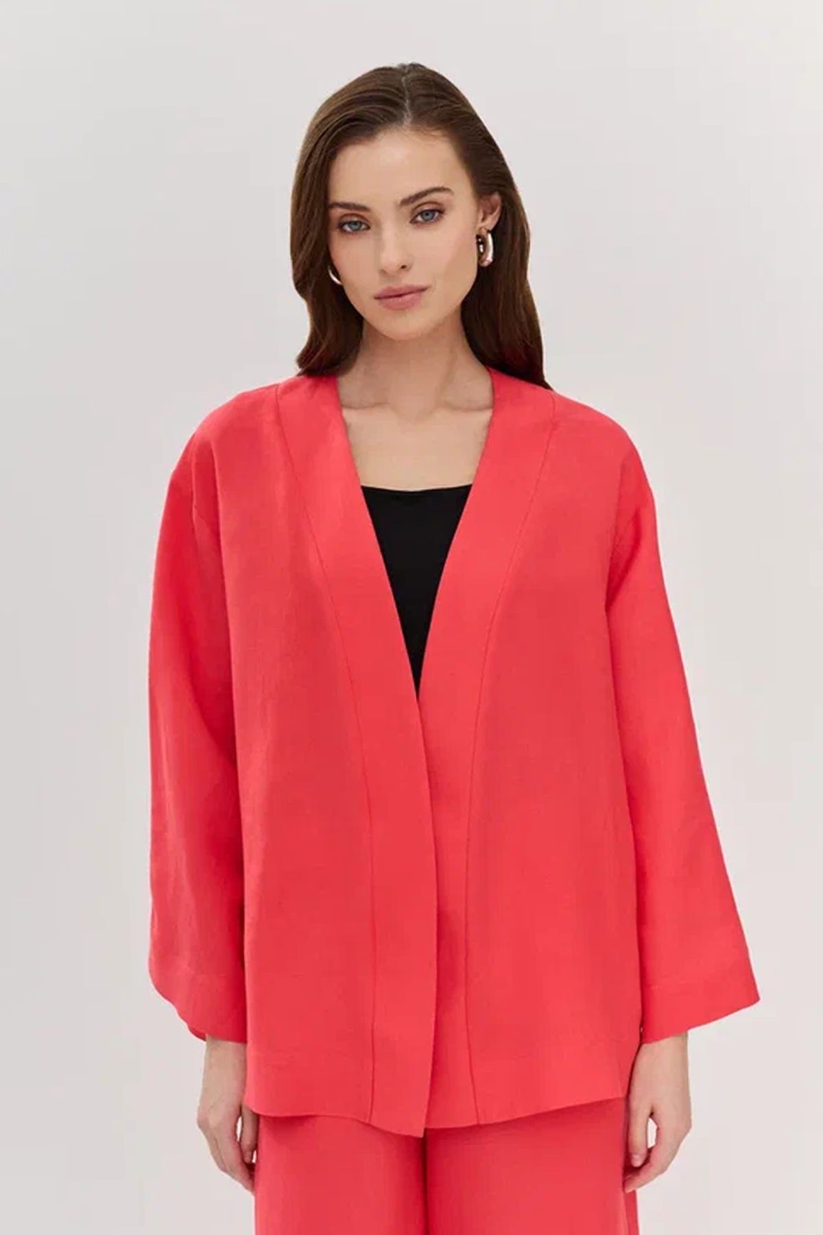 Блузка с широким поясом, 52р