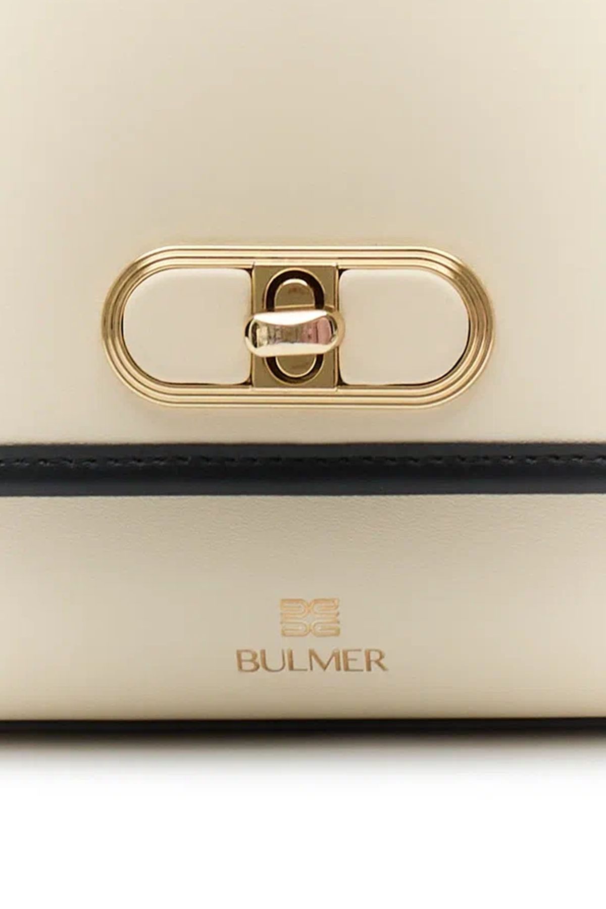 Кожаная сумка кроссбоди с клапаном с геометрическими контрастными деталями, One