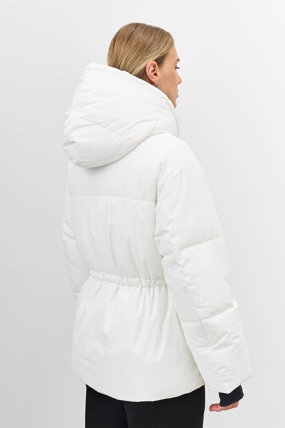 Лимитированная серия Куртка с манишкой в спортивном стилес палантином, 40