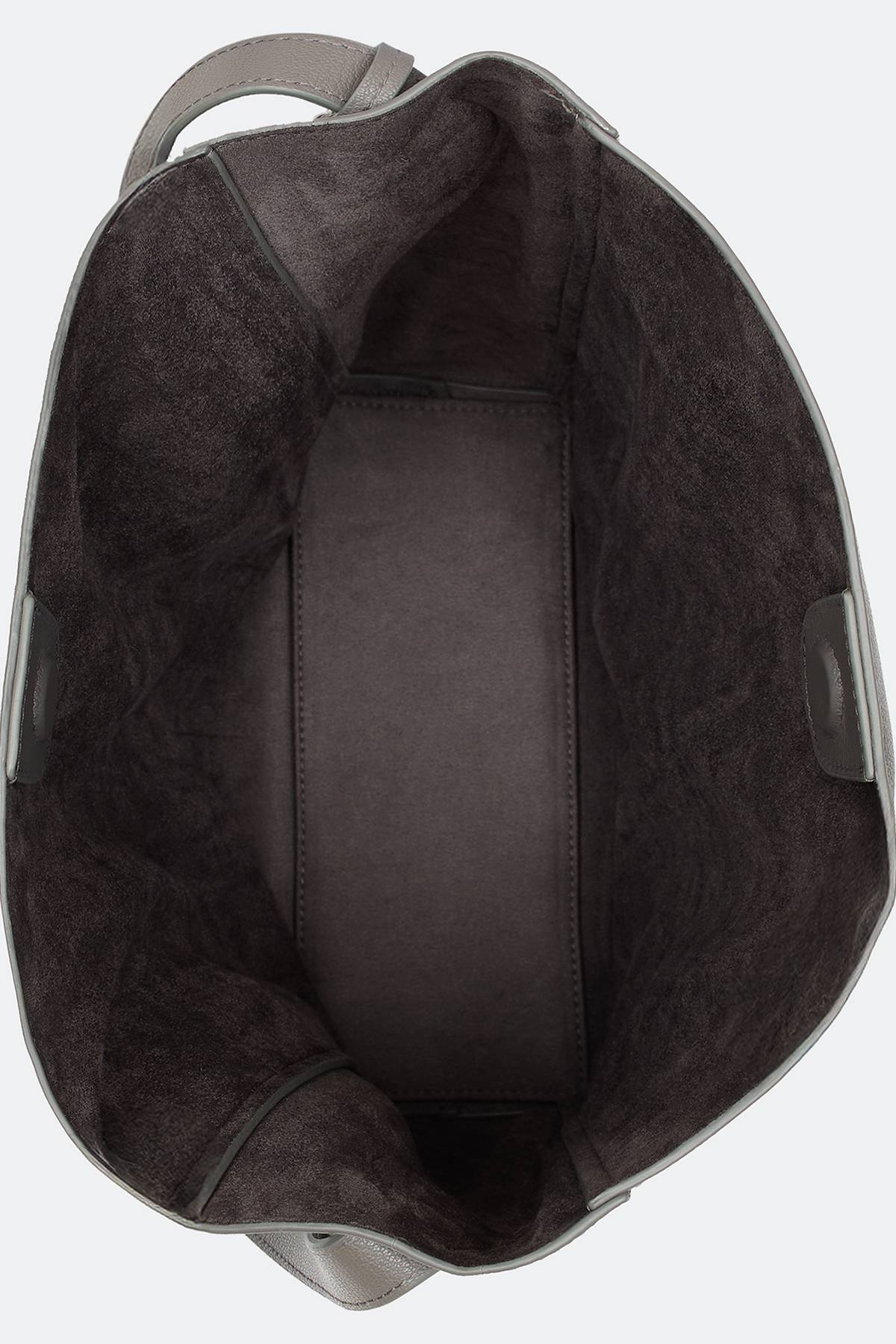 Кожаная сумка с короткой ручкой и кошельком, One