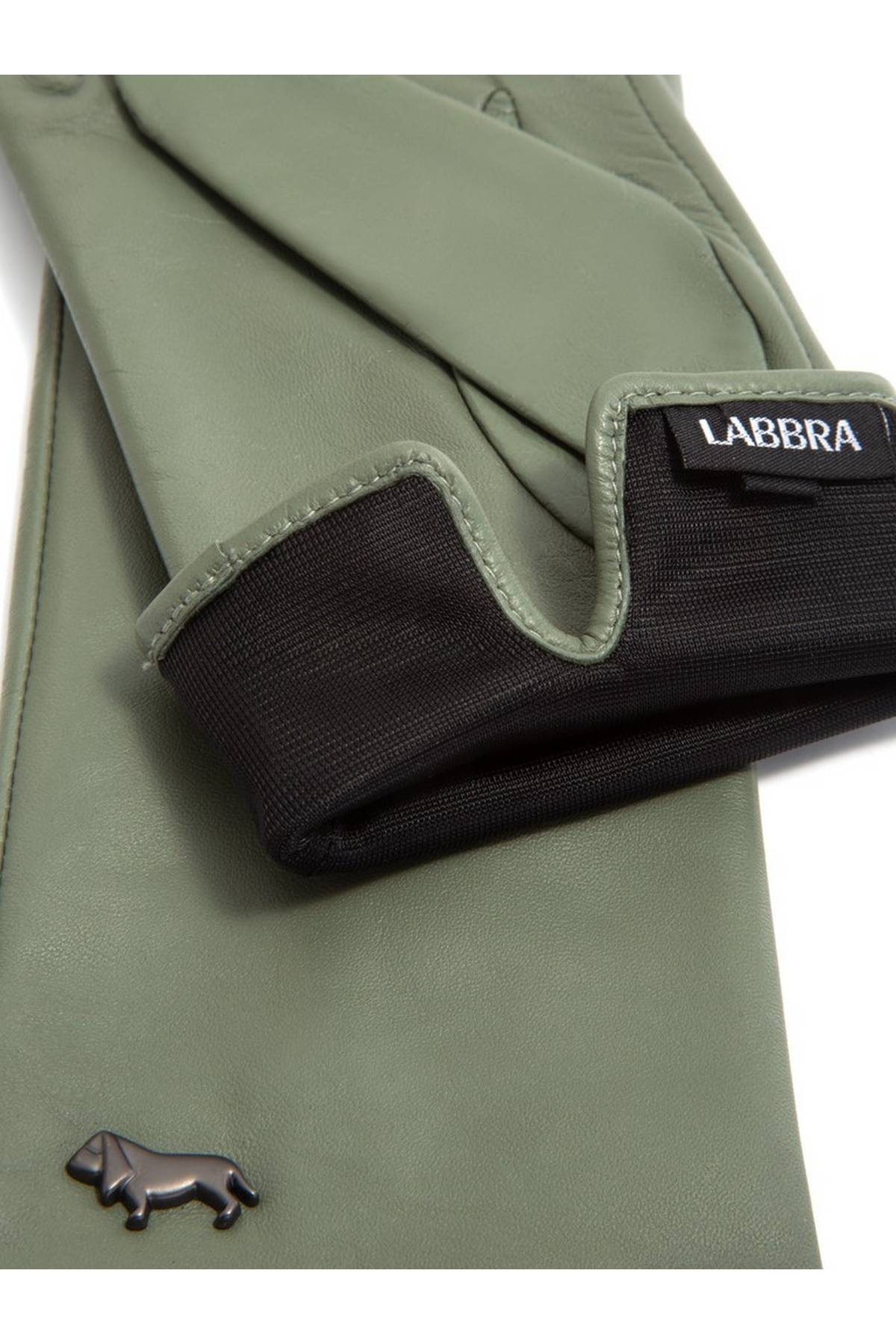 Перчатки темно-зеленые, 6,5