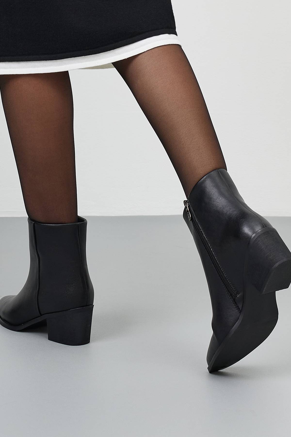 Минималистичные кожаные ботинки, 36