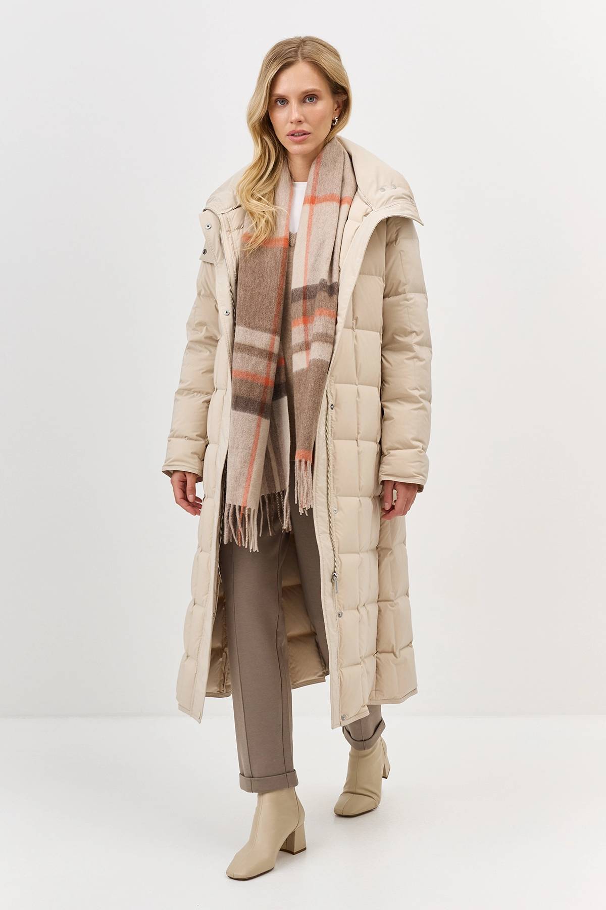 Шерстяной шарф в клетку, One