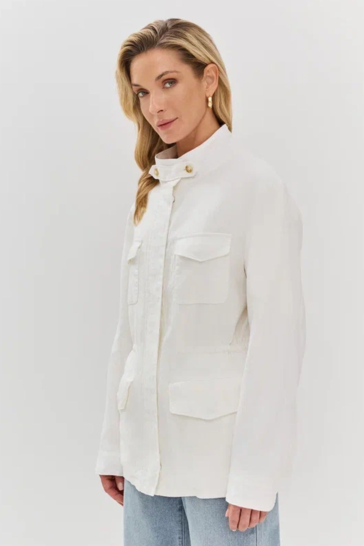 Элегантный жакет с регулировкой талии, 46р