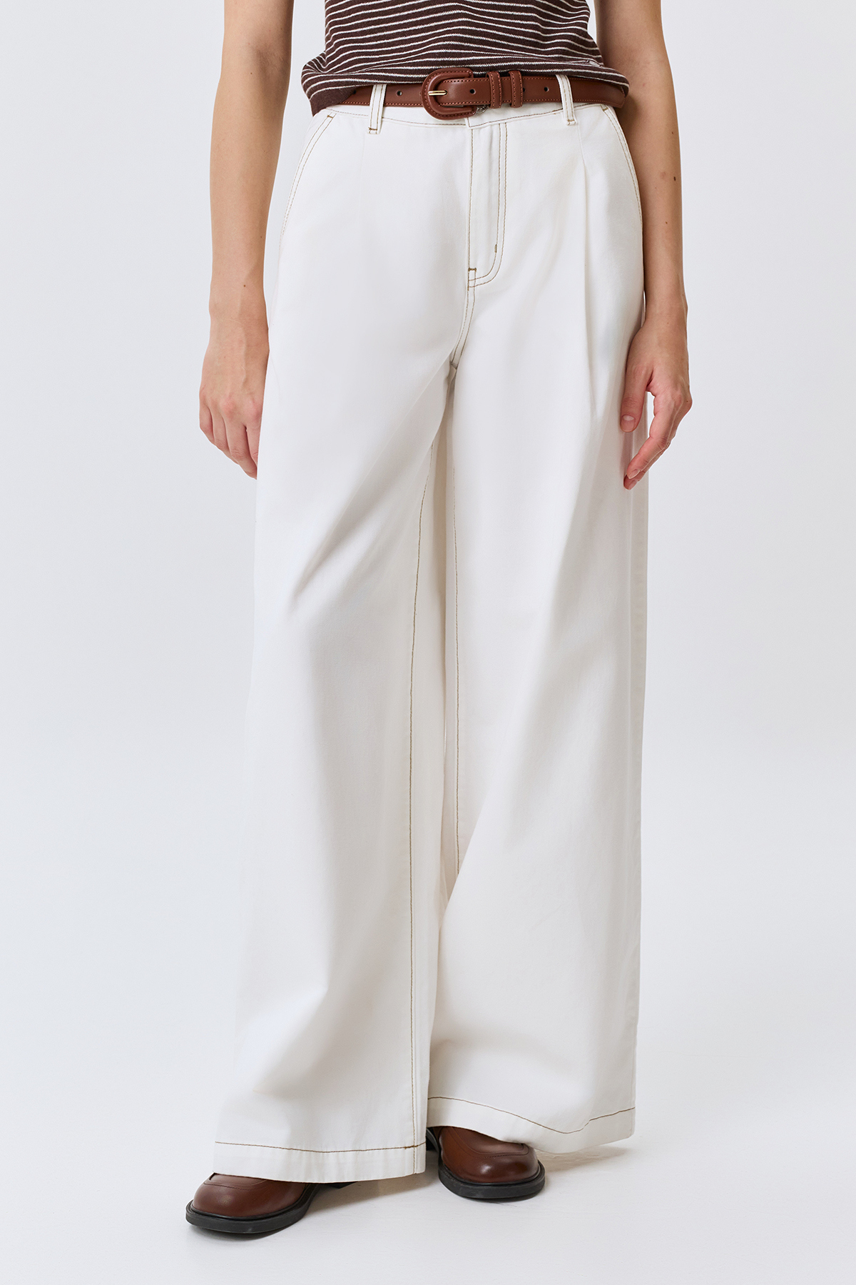 Джинсы широкие палаццо, 50