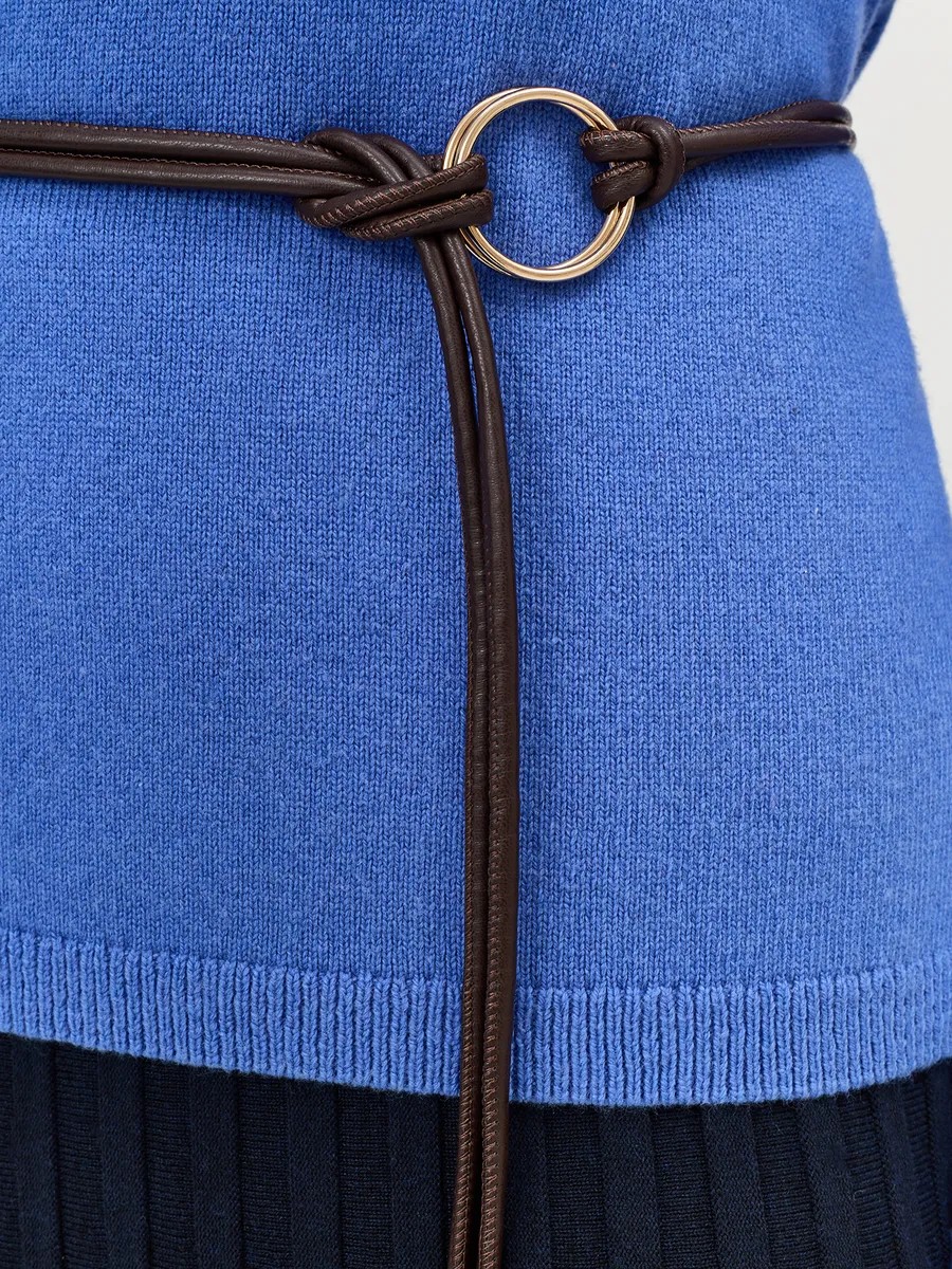 Ремень-шнурок с круглой пряжкой, One