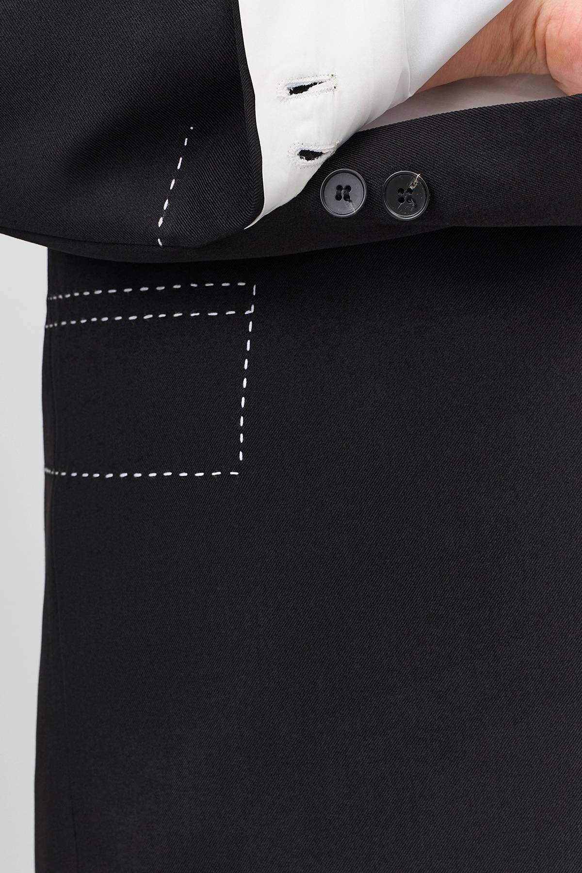 Лимитированная серия классический жакет с ремнем, 42