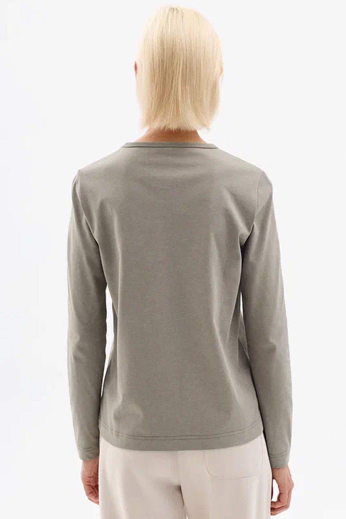 Приталенный джемпер с эффектом "мраморной" ткани в цвете какао, 46р