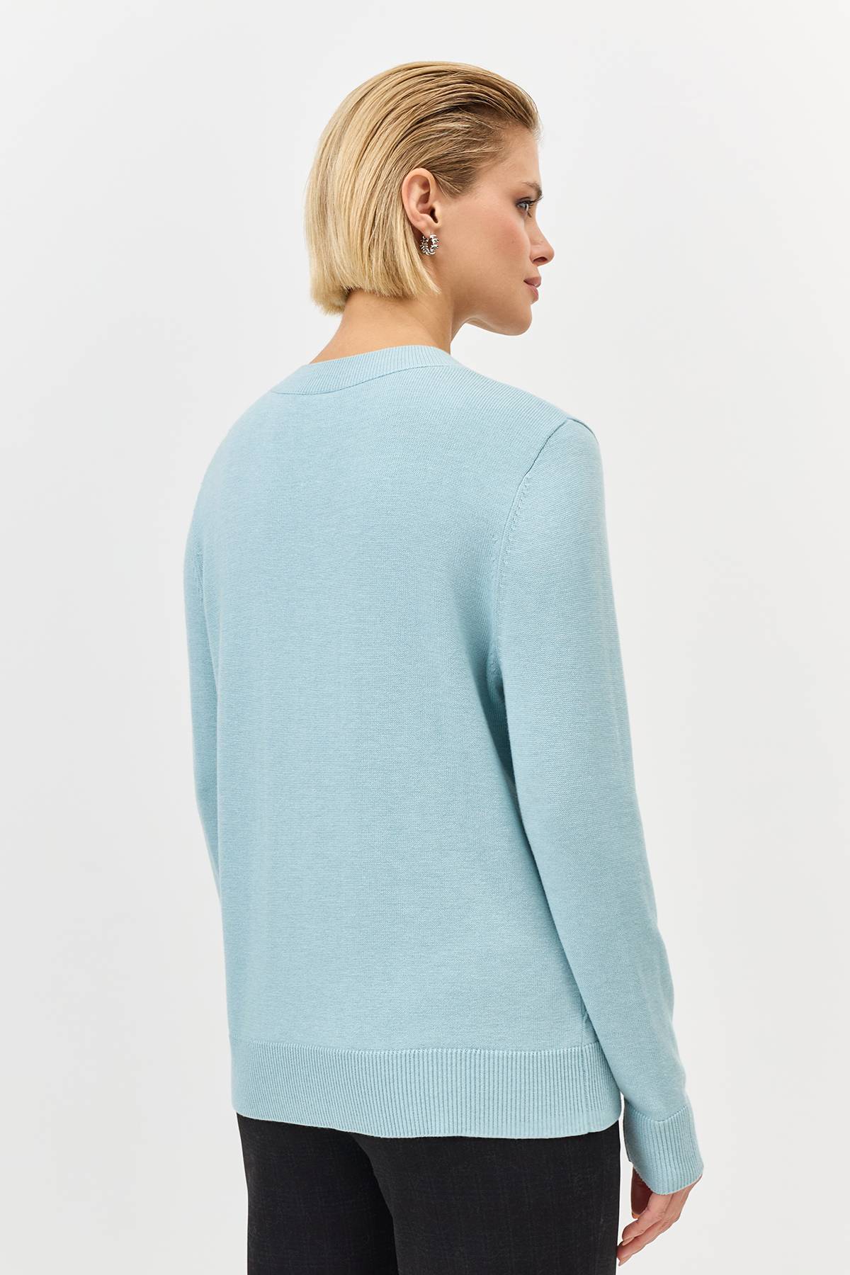 Лимитированная серия джемпер фактурной вязки и ремень, 36