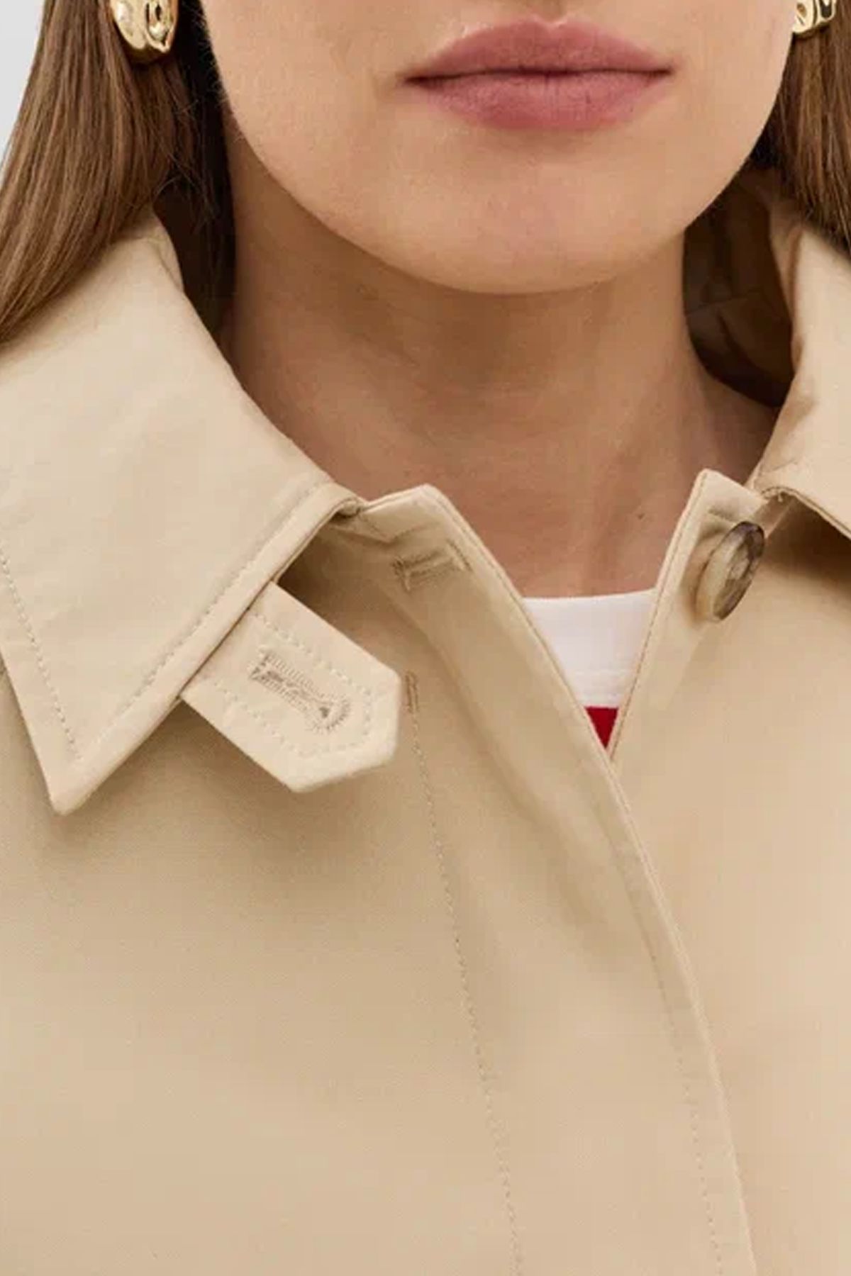 Ветровка в стиле тренча, 40р