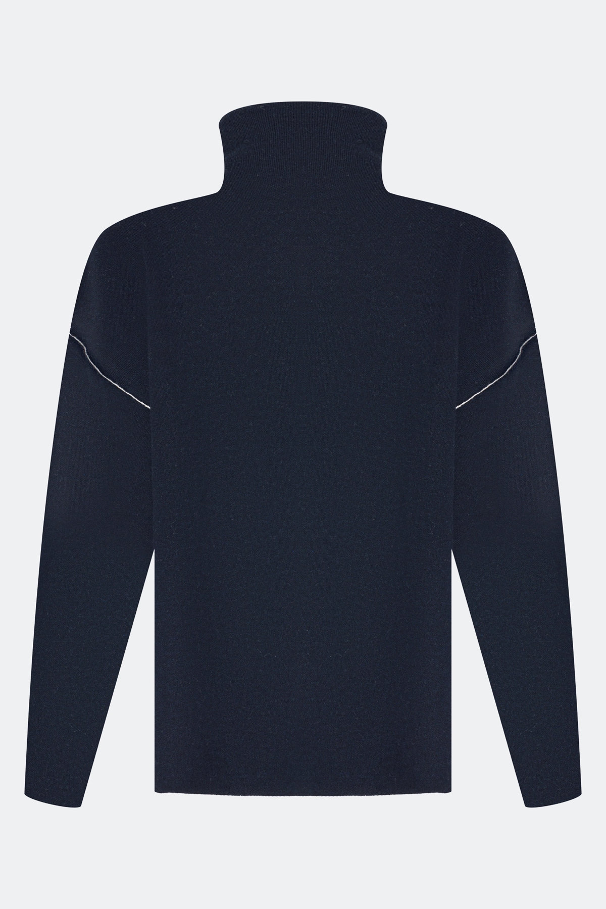 Oversize джемпер с контрастными кантами, 46