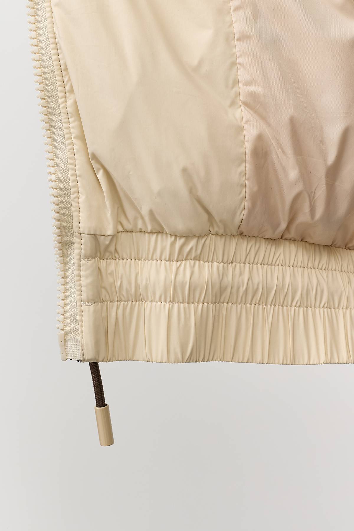 Лимитированная серия комбинированная куртка с искуственным мехом с палантином, 48