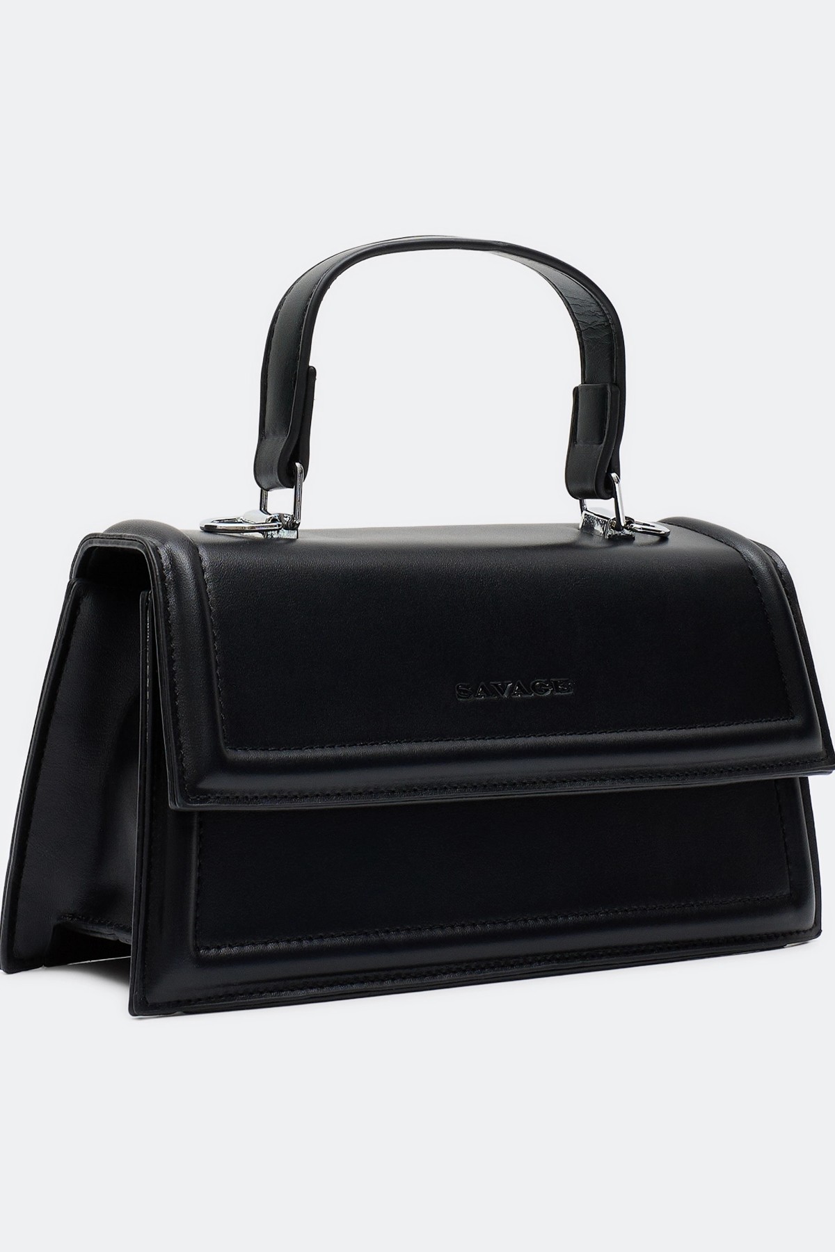 Сумка-багет из искусственной кожи, One