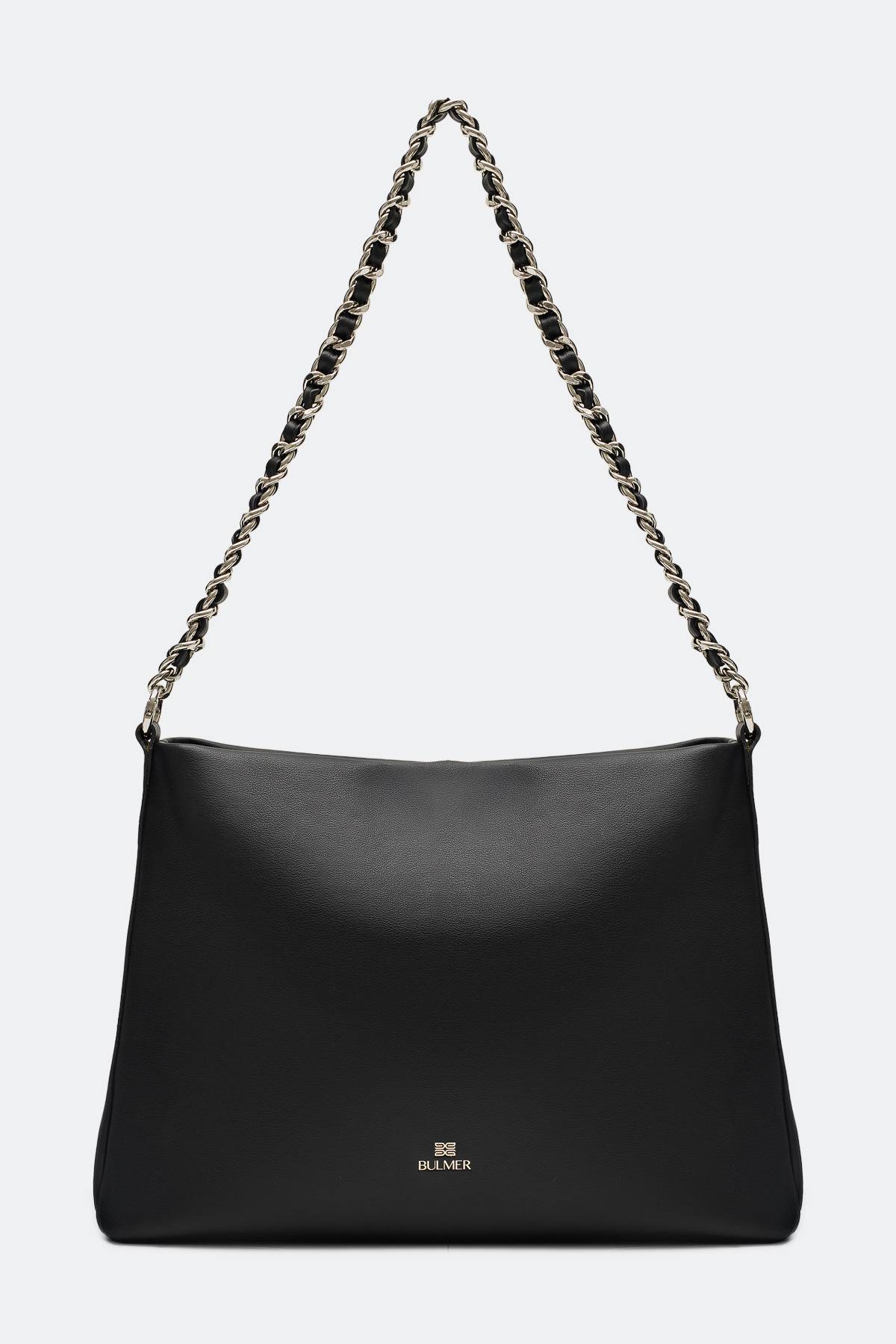 Кожаная сумка с акцентной цепочкой, One