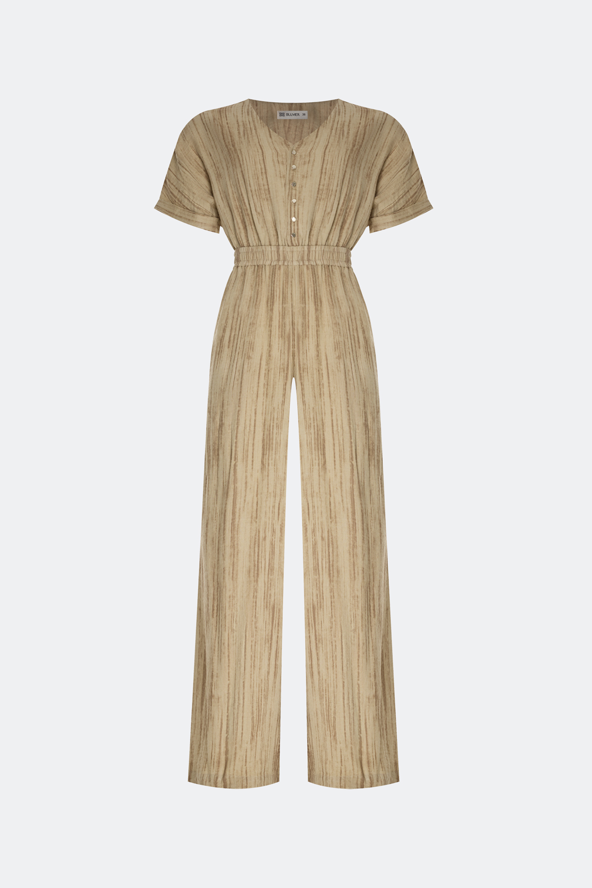 Легкий комбинезон из вискозы с крэш-эффектом, 44