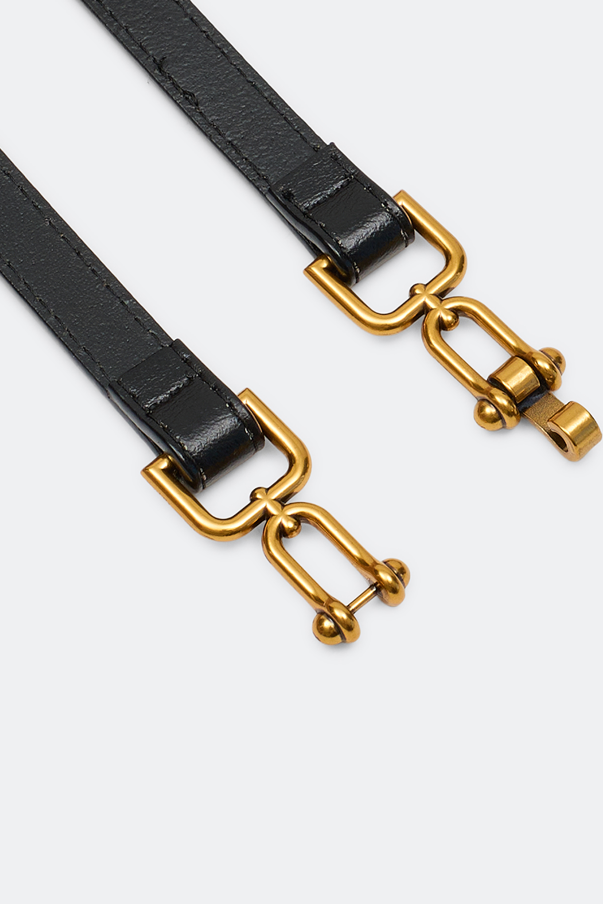 Узкий ремень с фигурной пряжкой, One